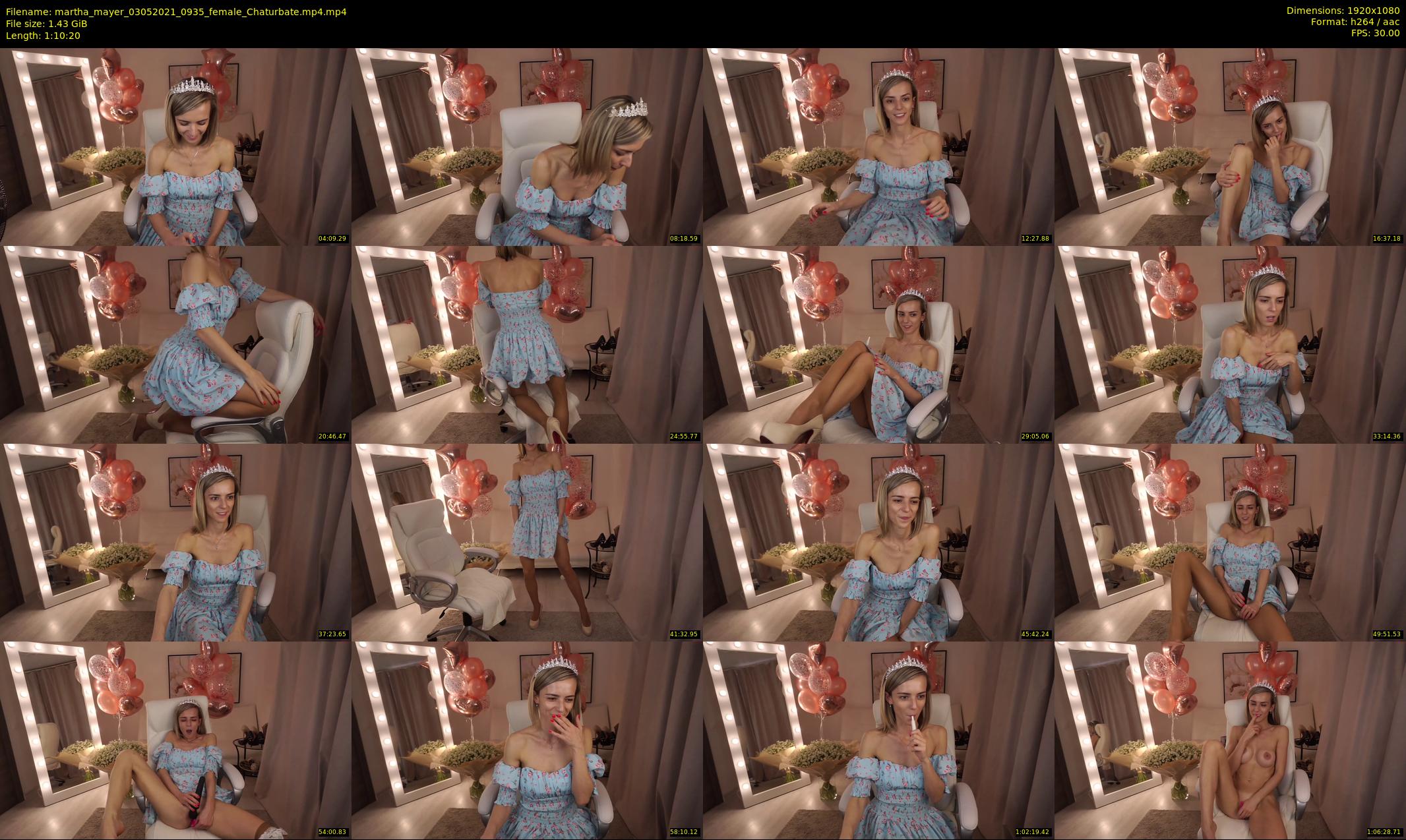 martha_mayer — 71 minute Chaturbate female cam show recording, 1080p, May 3, 2021