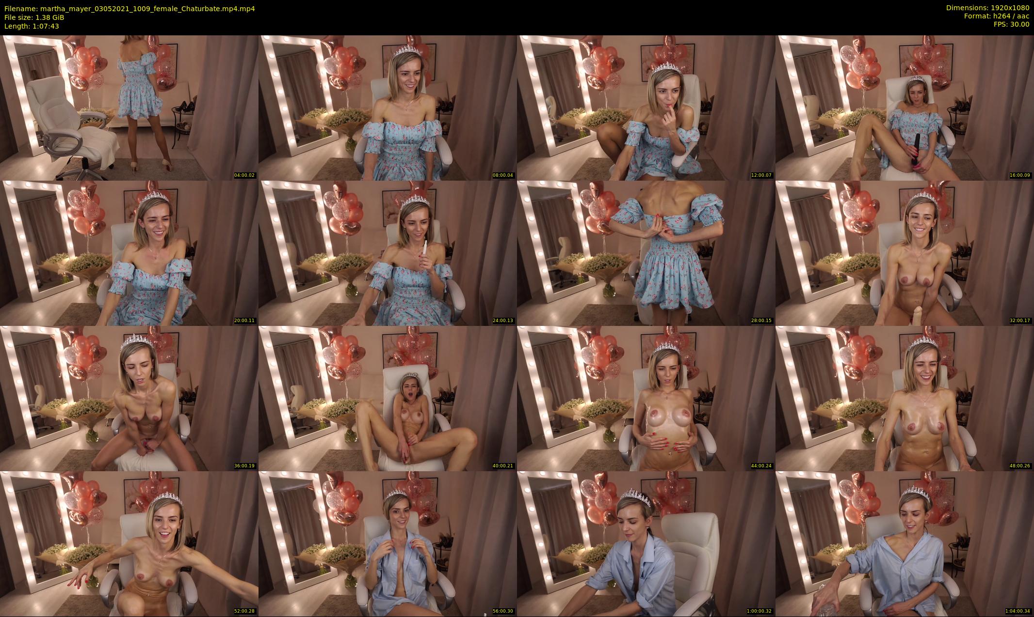 martha_mayer — 68 minute Chaturbate female cam show recording, 1080p, May 3, 2021