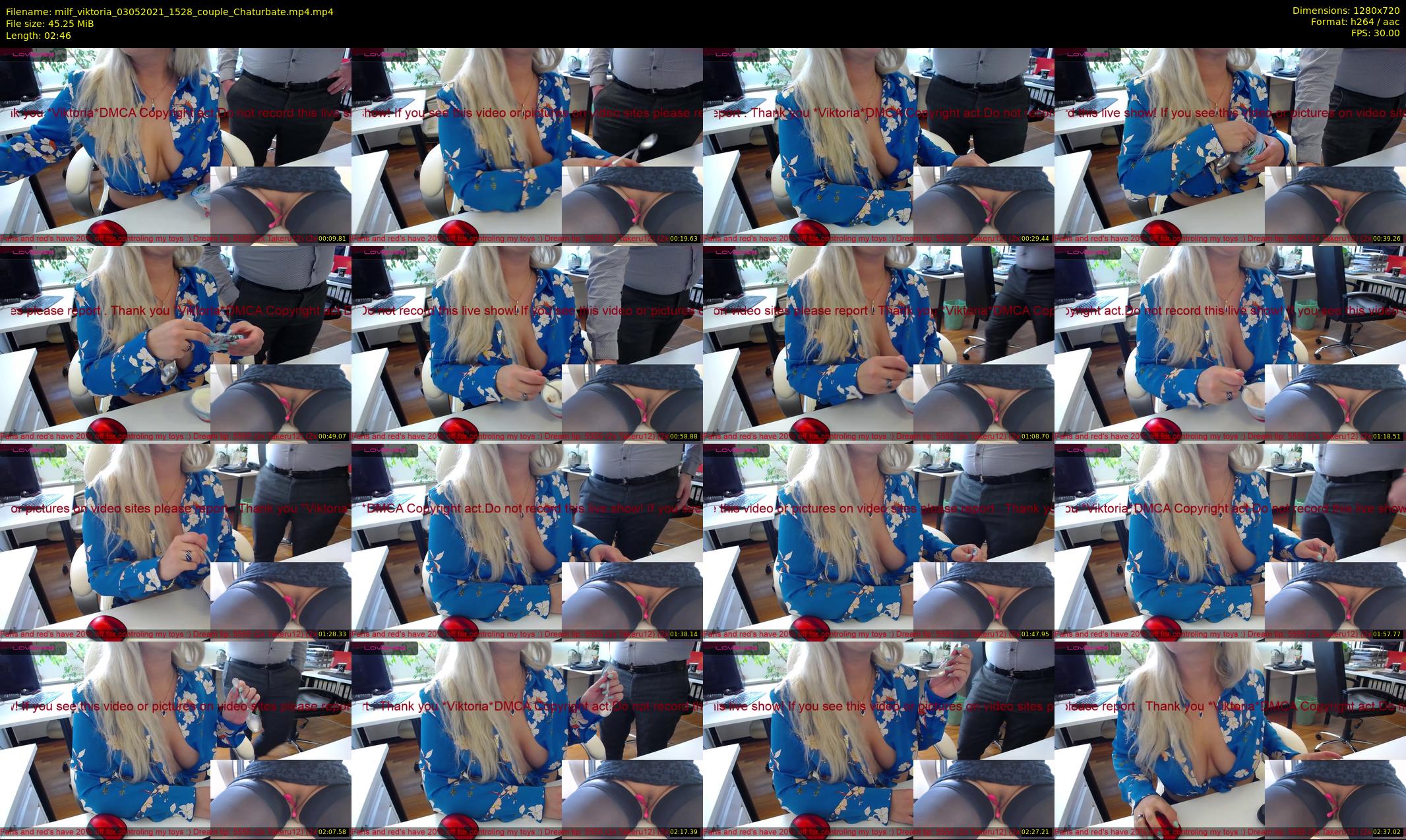 milf_viktoria — 3 minute Chaturbate female cam show recording, 720p, May 3, 2021