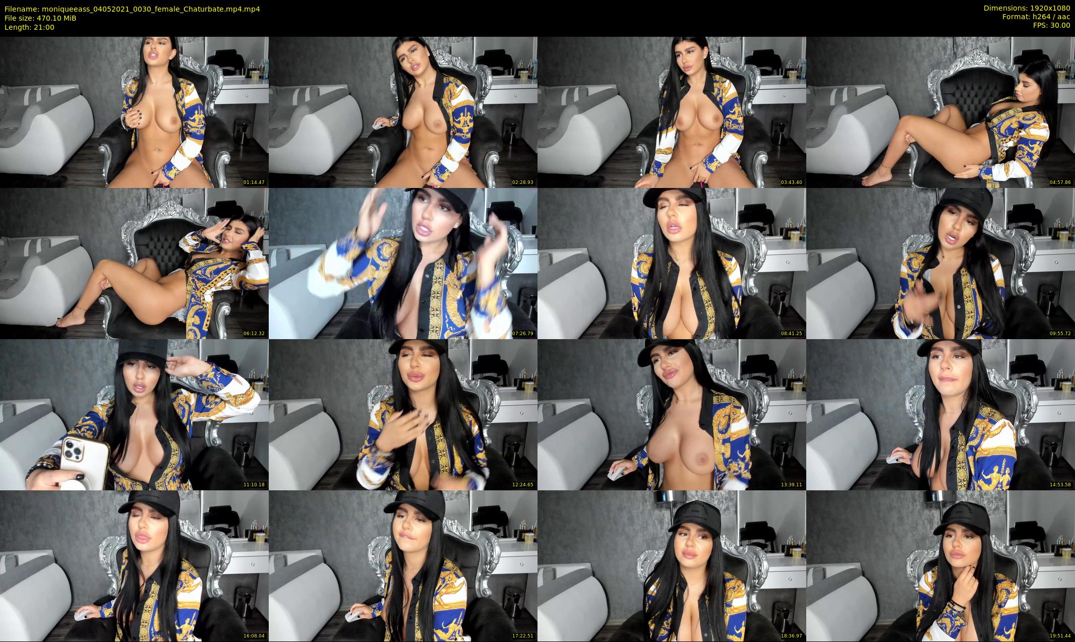 moniqueeass — 21 minute Chaturbate female cam show recording, 1080p, May 4, 2021