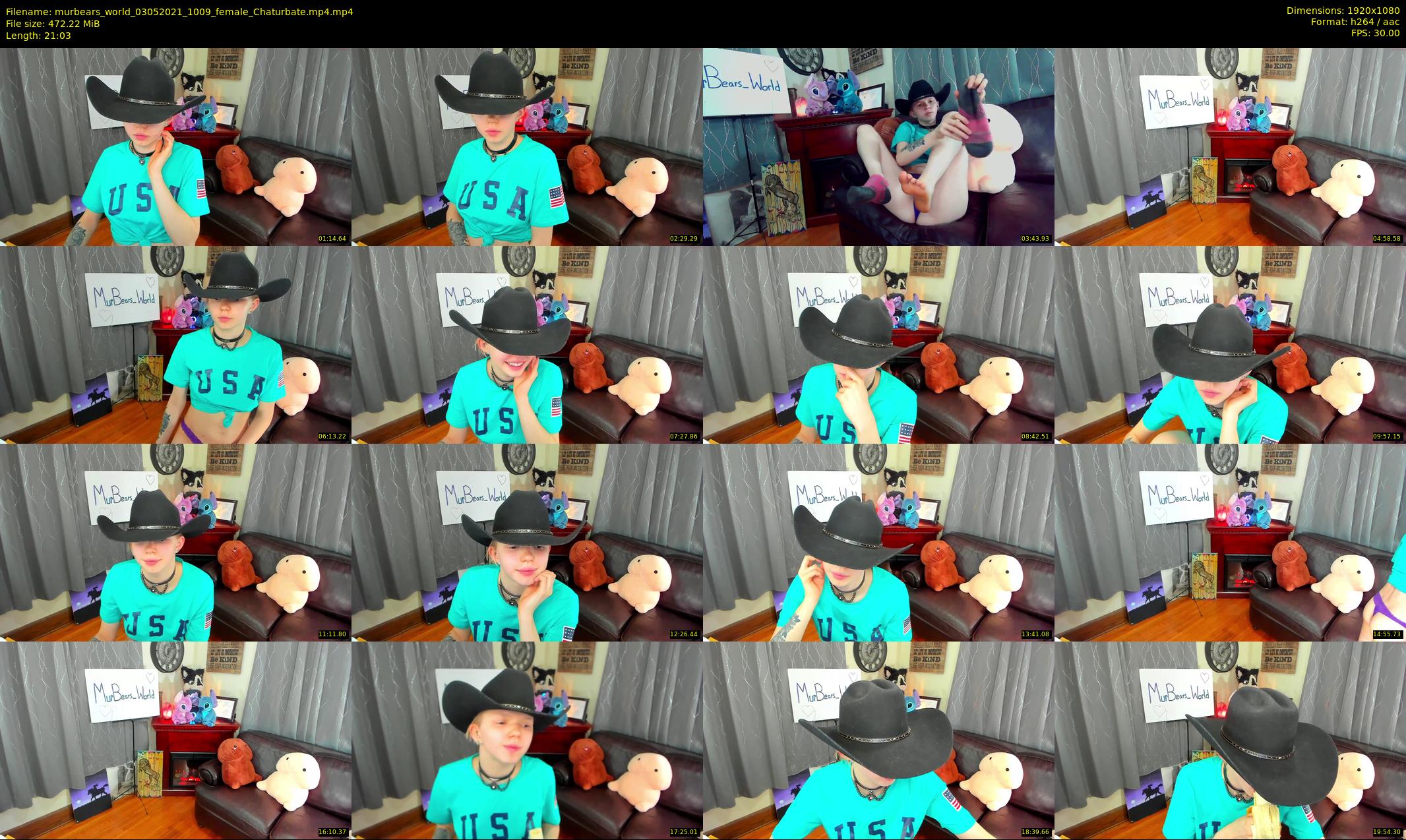 murbears_world — 22 minute Chaturbate female cam show recording, 1080p, May 3, 2021