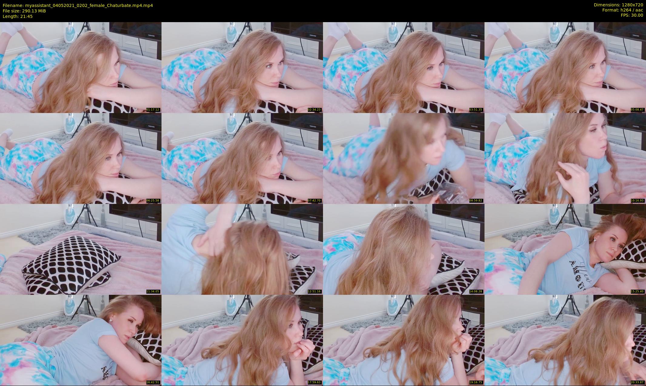 myassistant — 22 minute Chaturbate female cam show recording, 720p, May 4, 2021