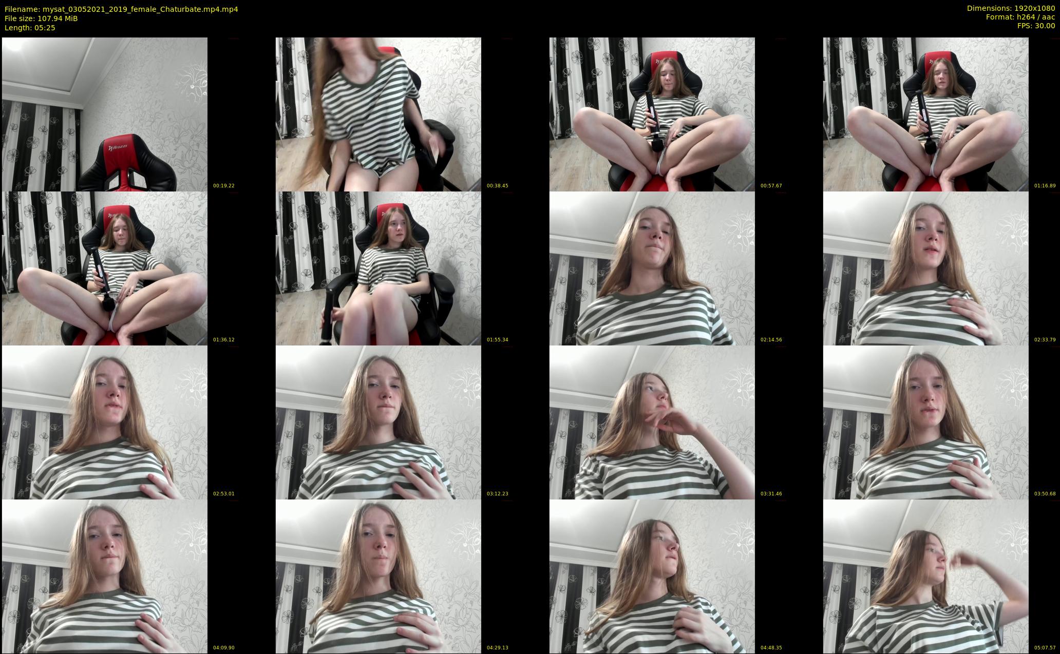 mysat — 6 minute Chaturbate female cam show recording, 1080p, May 3, 2021