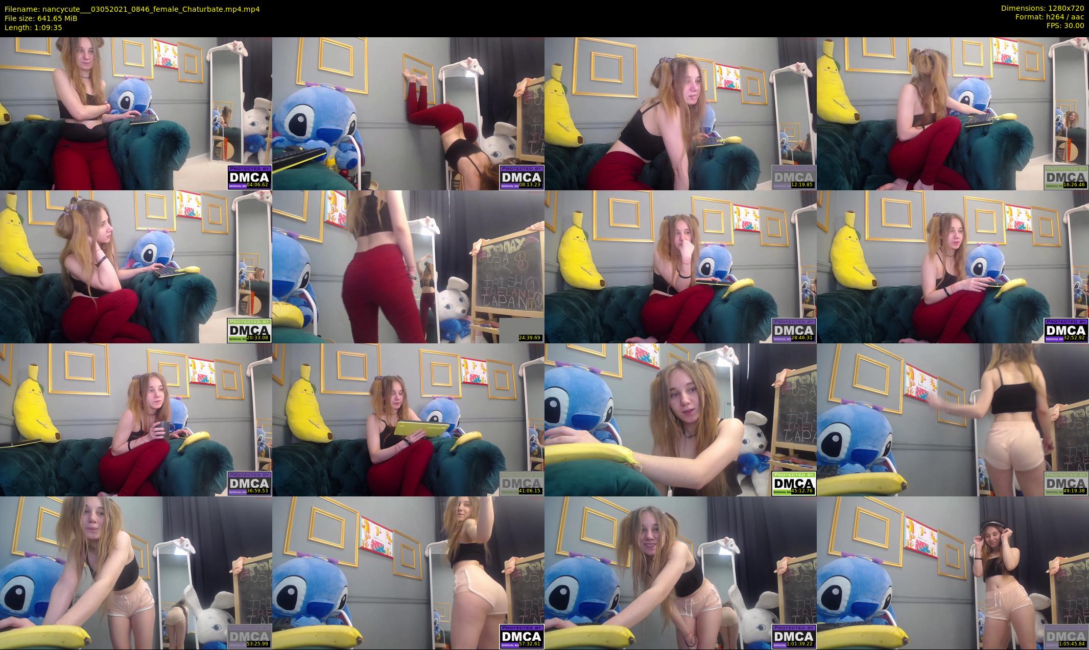 nancycute__ — 70 minute Chaturbate female cam show recording, 720p, May 3, 2021