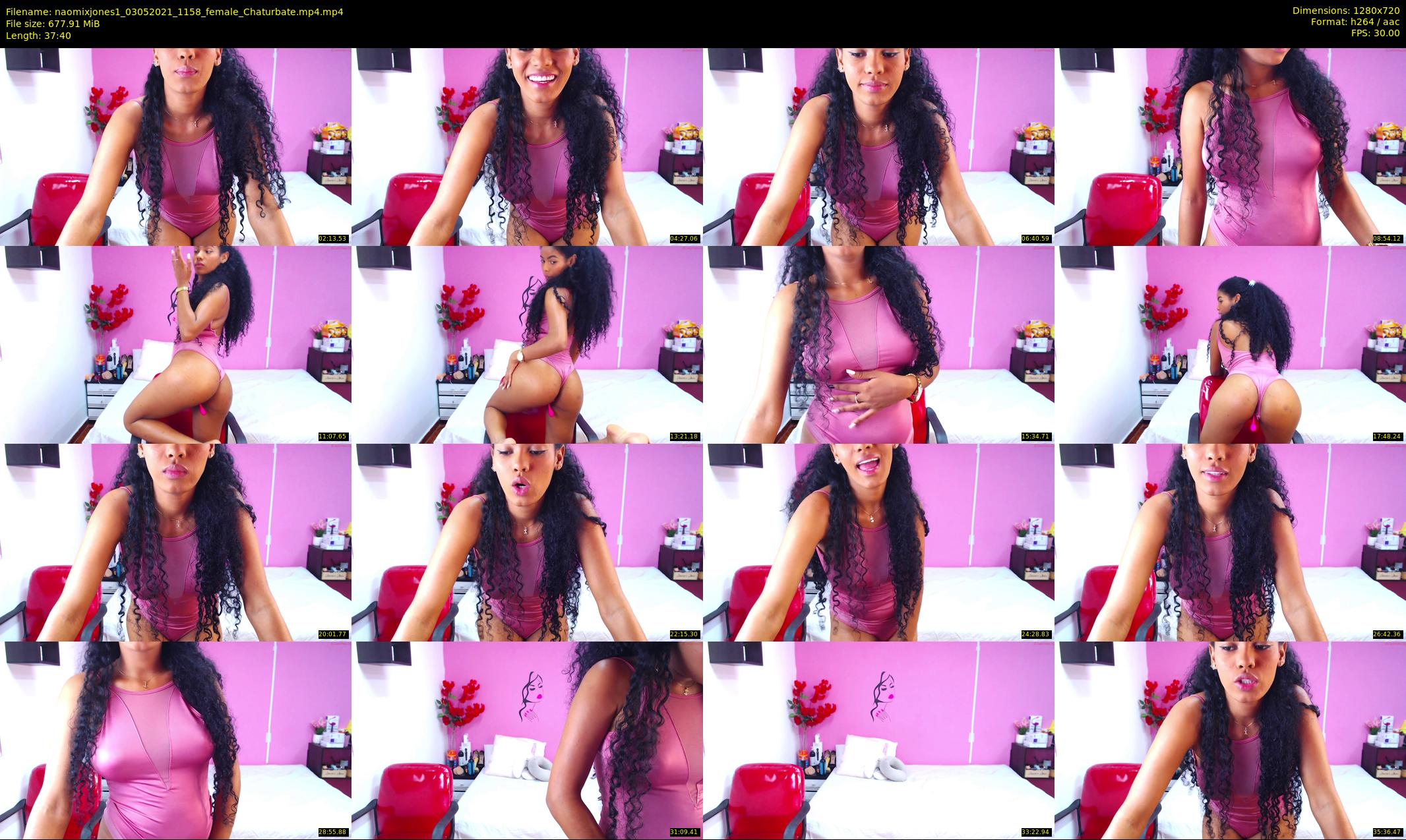 naomixjones1 — 38 minute Chaturbate female cam show recording, 720p, May 3, 2021