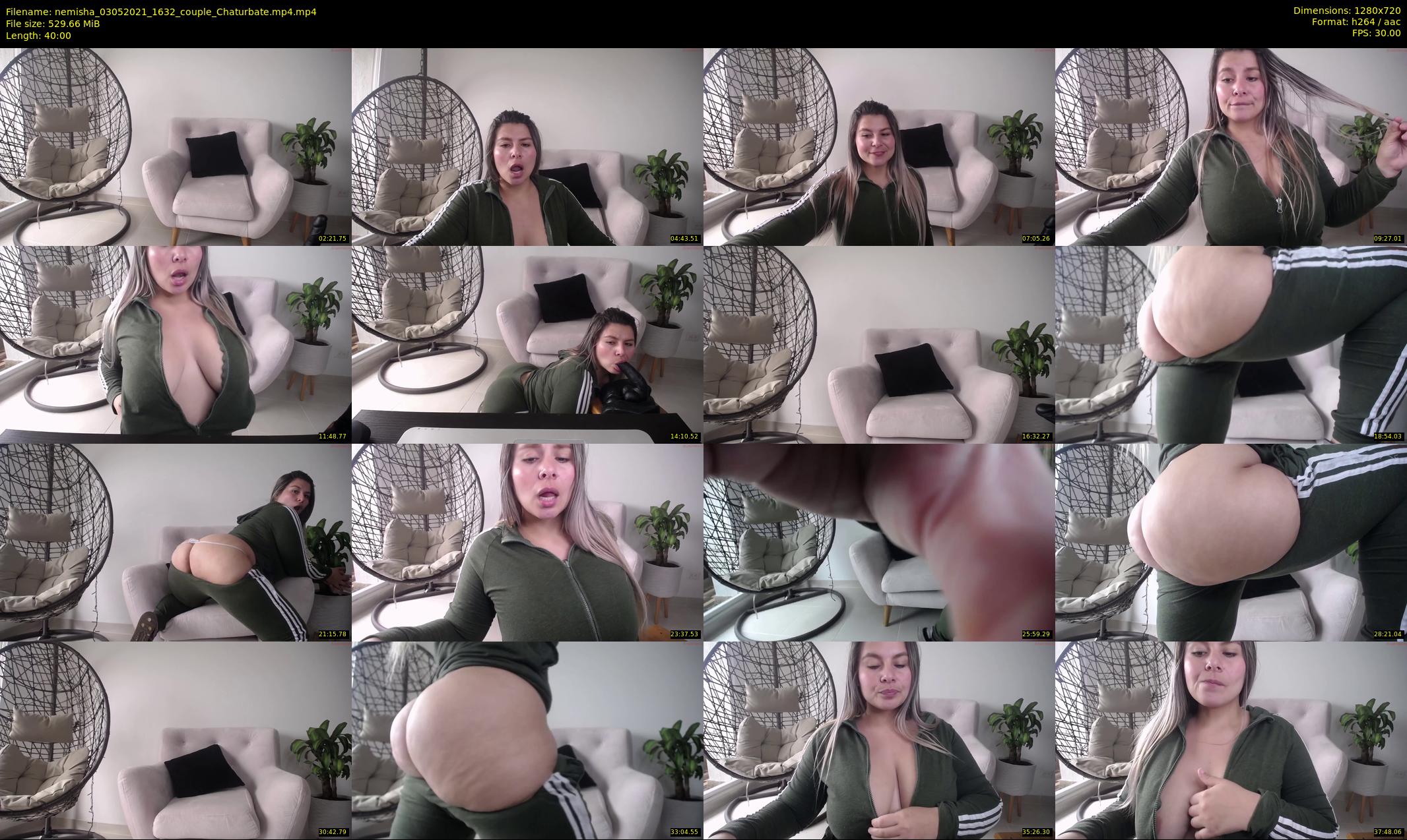 nemisha — 40 minute Chaturbate female cam show recording, 720p, May 3, 2021