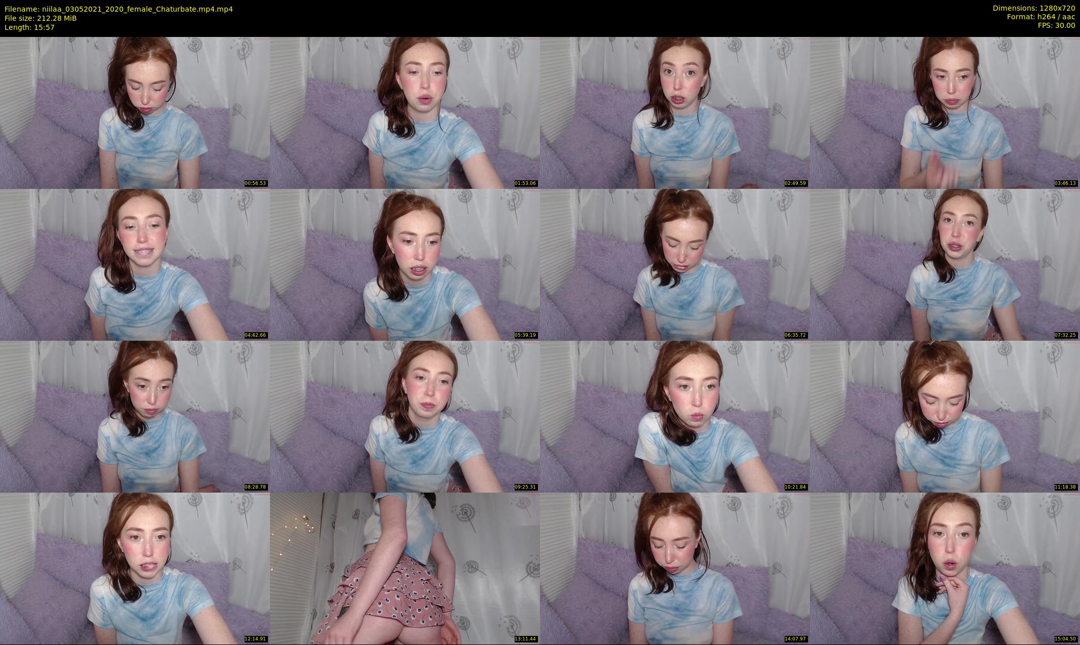 niilaa — 16 minute Chaturbate female cam show recording, 720p, May 3, 2021