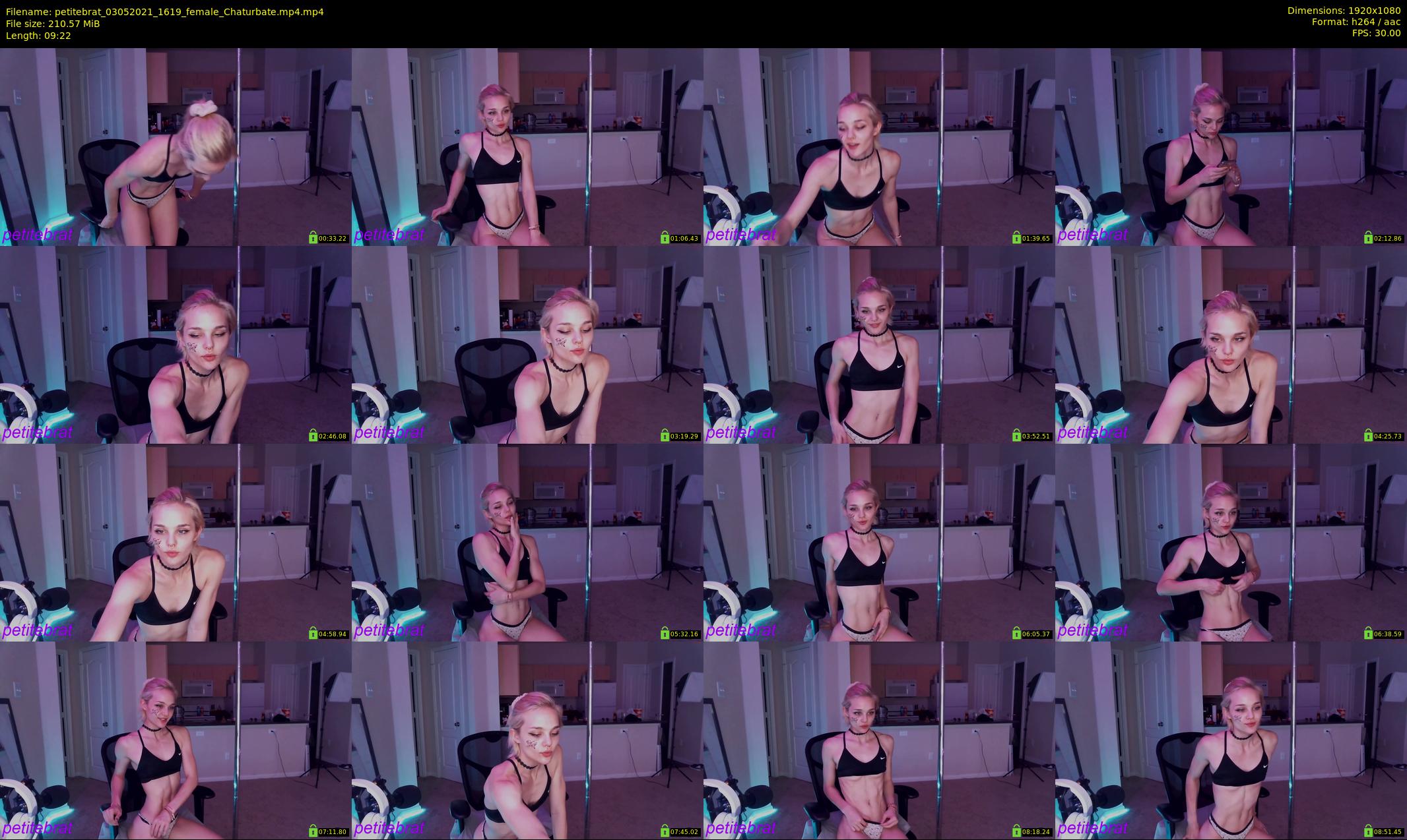 petitebrat — 10 minute Chaturbate female cam show recording, 1080p, May 3, 2021