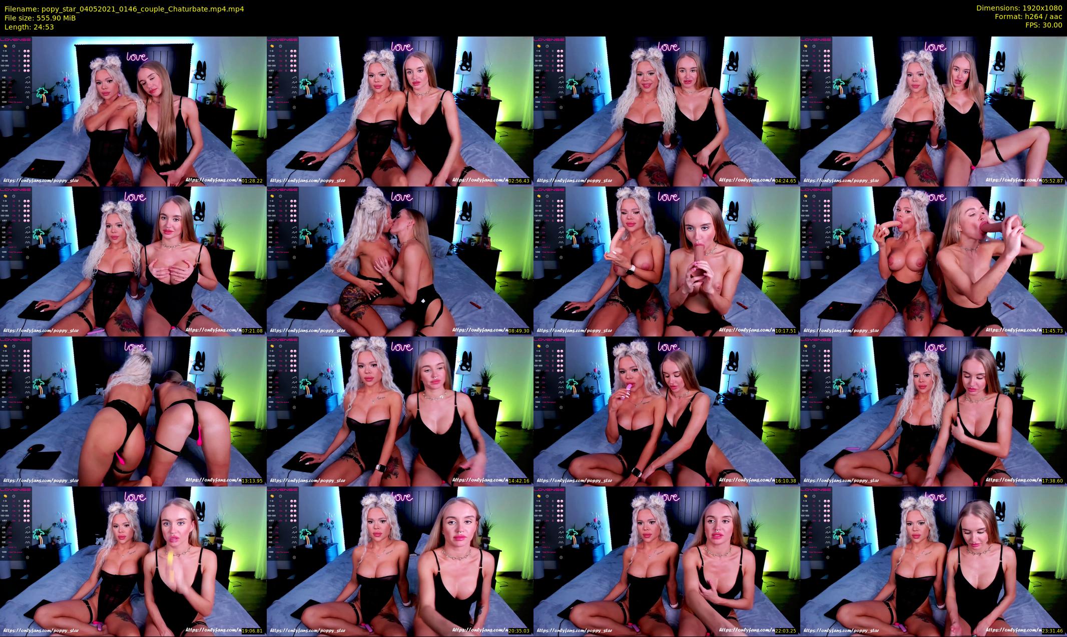 popy_star — 25 minute Chaturbate couple cam show recording, 1080p, May 4, 2021