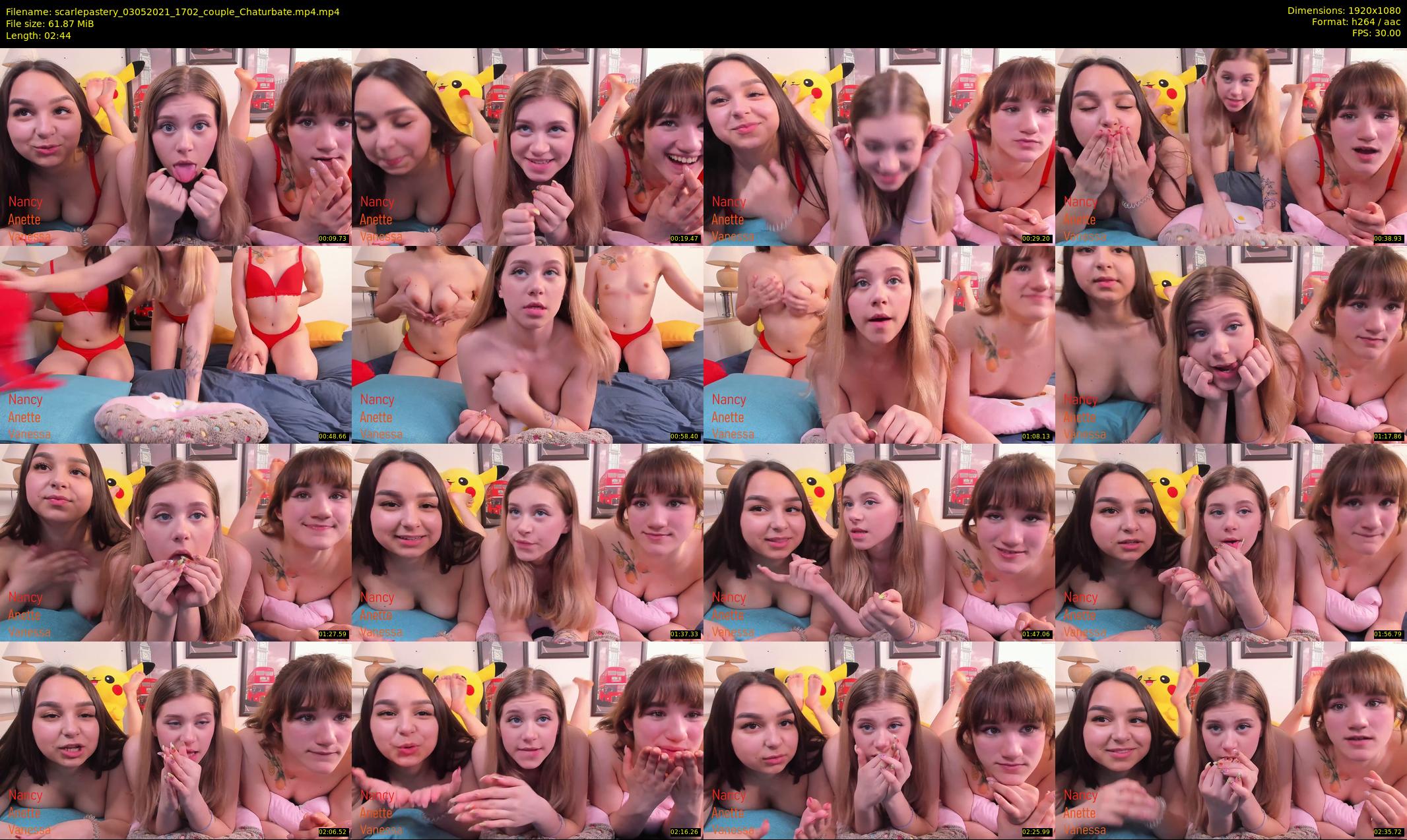 scarlepastery — 3 minute Chaturbate couple cam show recording, 1080p, May 3, 2021