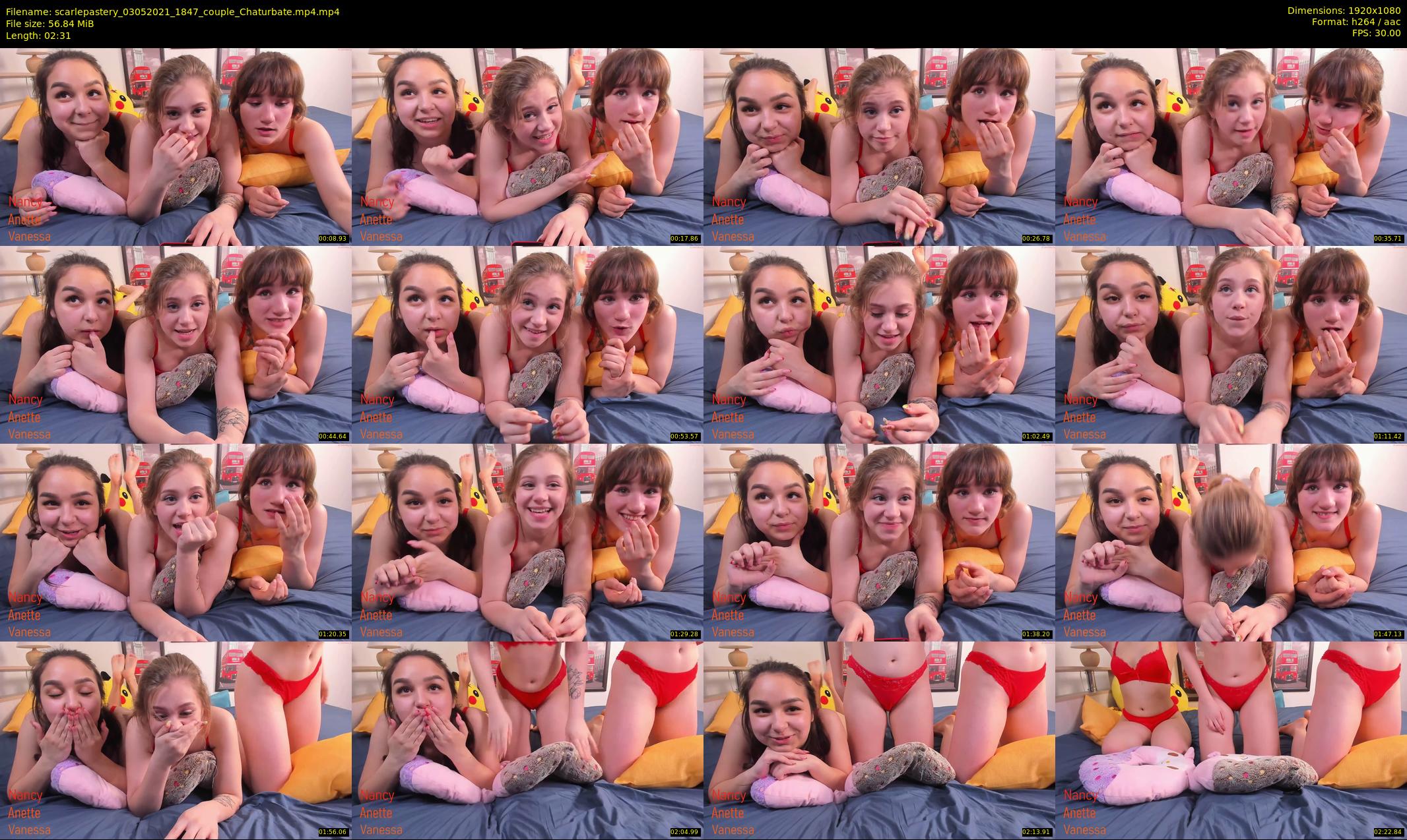 scarlepastery — 3 minute Chaturbate couple cam show recording, 1080p, May 3, 2021