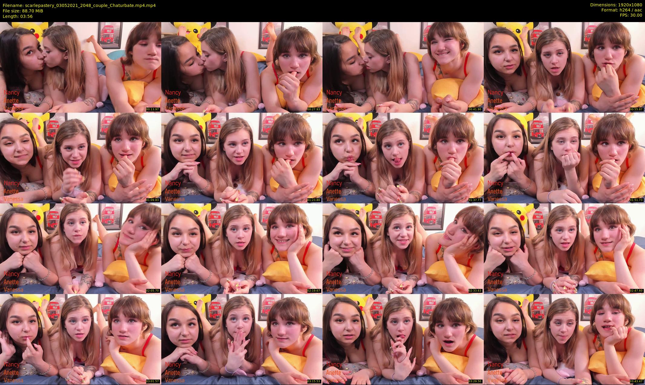 scarlepastery — 4 minute Chaturbate couple cam show recording, 1080p, May 3, 2021