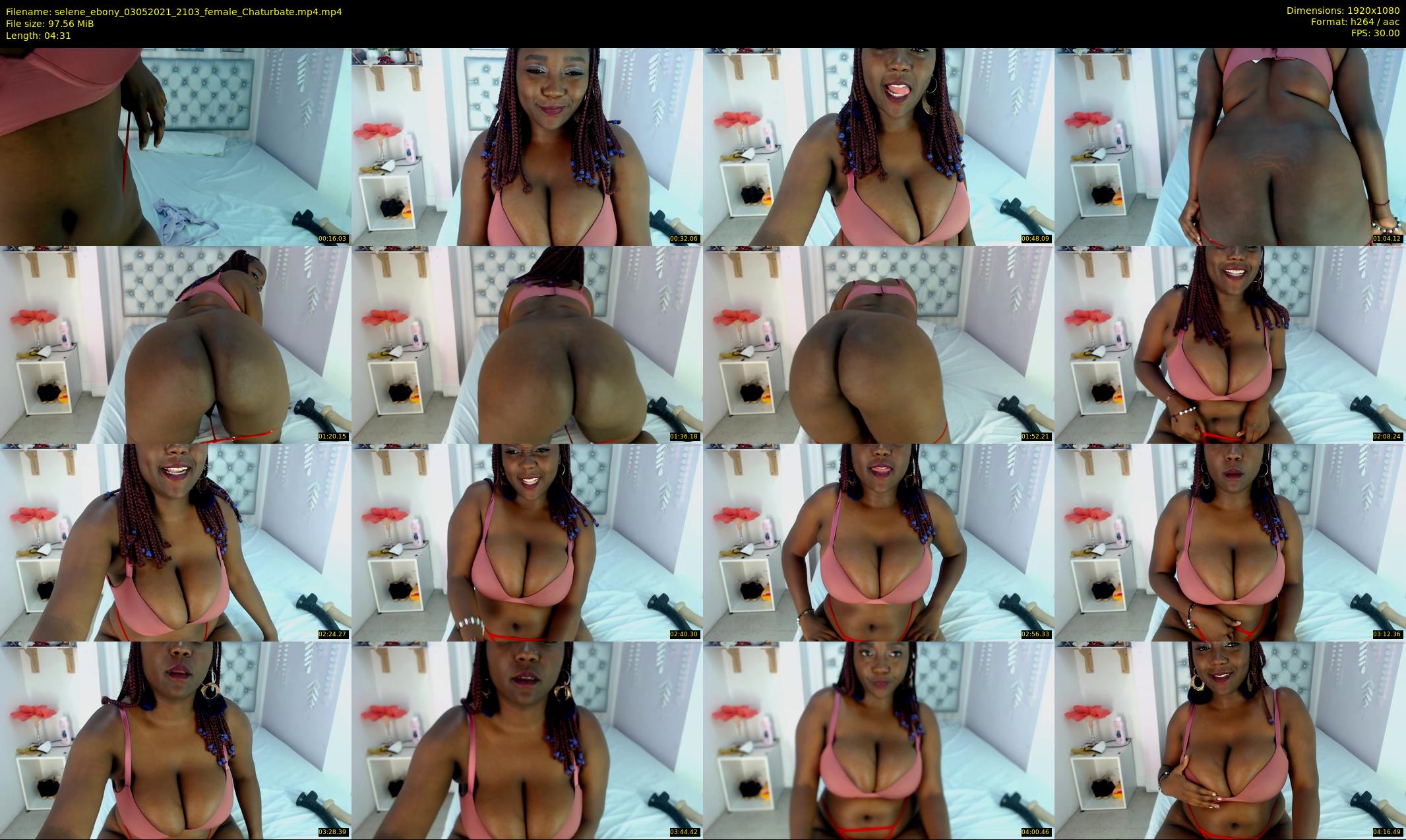 selene_ebony — 5 minute Chaturbate female cam show recording, 1080p, May 3, 2021