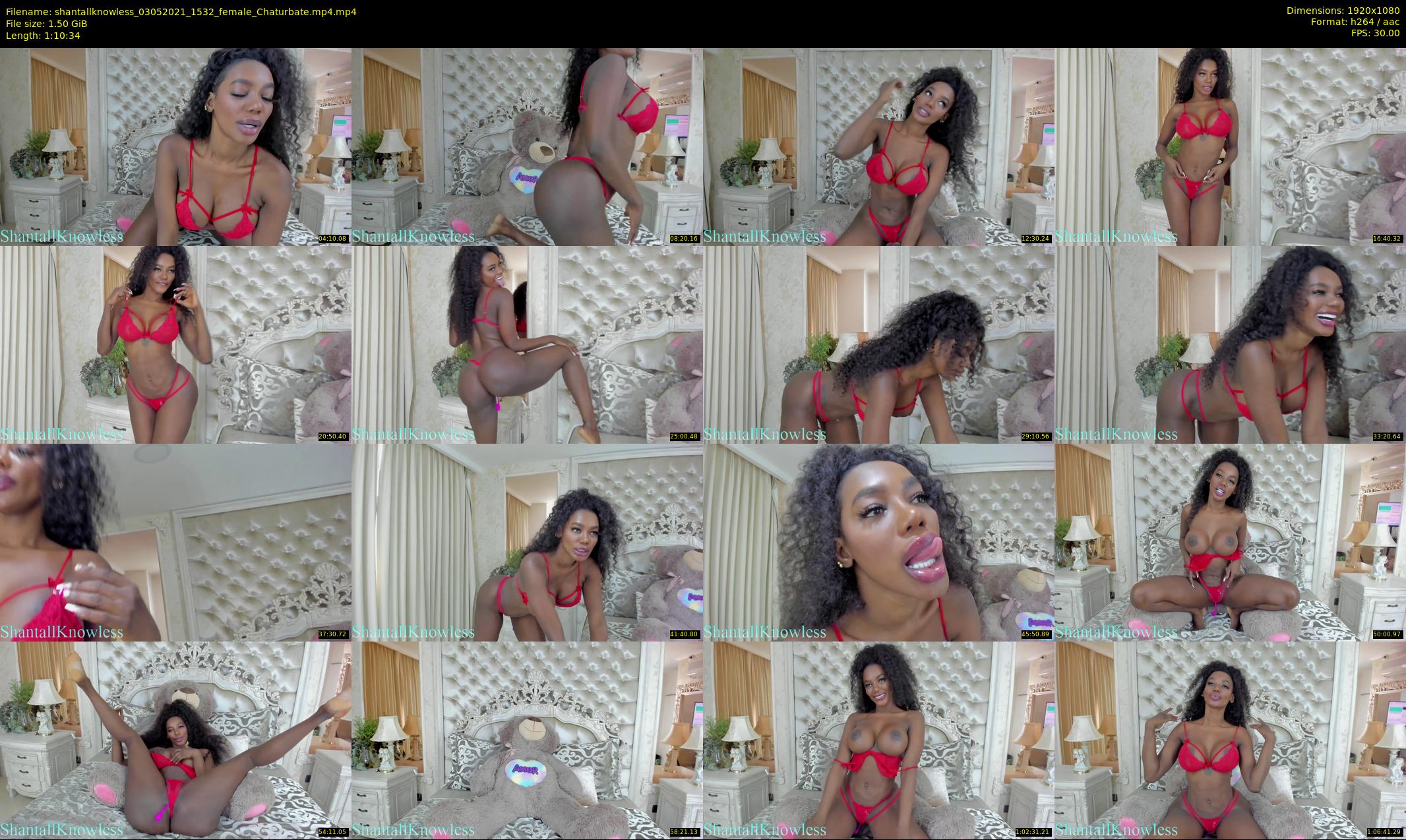 shantallknowless — 71 minute Chaturbate female cam show recording, 1080p, May 3, 2021