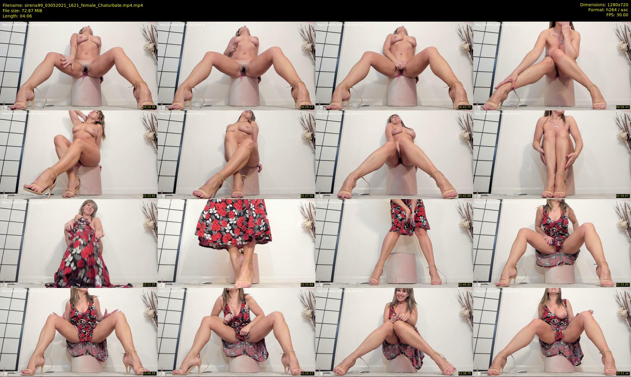 sirena99 — 5 minute Chaturbate female cam show recording, 720p, May 3, 2021