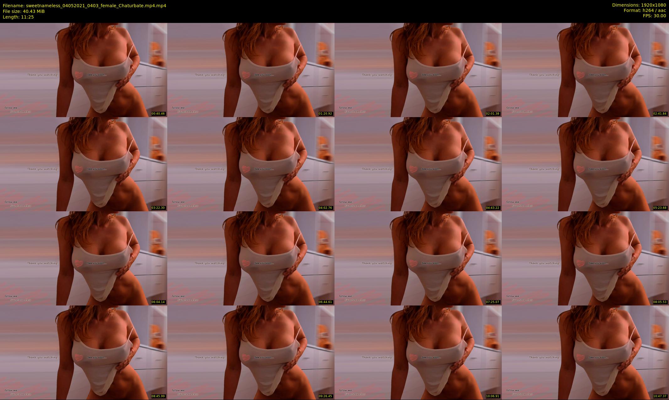 sweetnameless — 12 minute Chaturbate couple cam show recording, 1080p, May 4, 2021