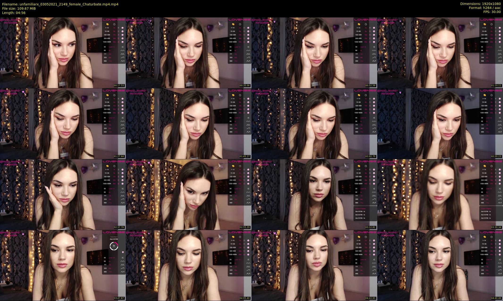 unfamiliarx — 5 minute Chaturbate female cam show recording, 1080p, May 3, 2021