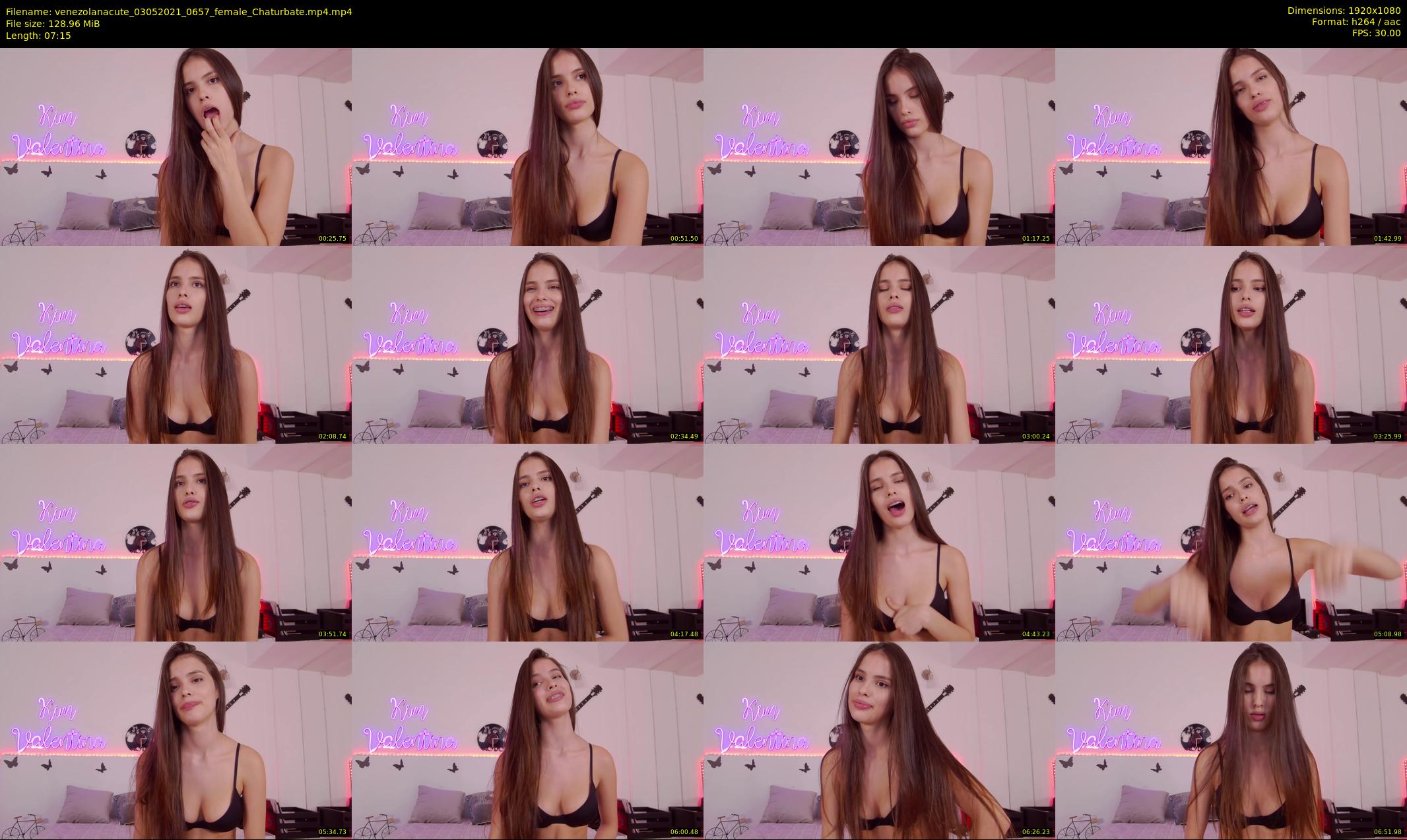 venezolanacute — 8 minute Chaturbate female cam show recording, 1080p, May 3, 2021
