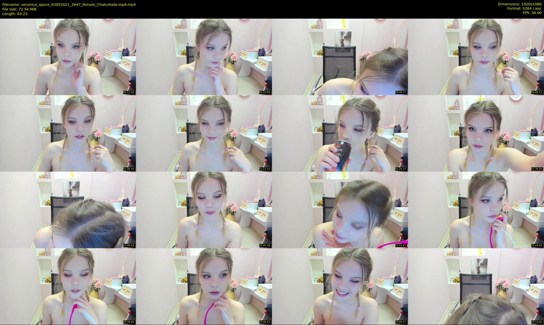 veronica_space — 4 minute Chaturbate female cam show recording, 1080p, May 3, 2021