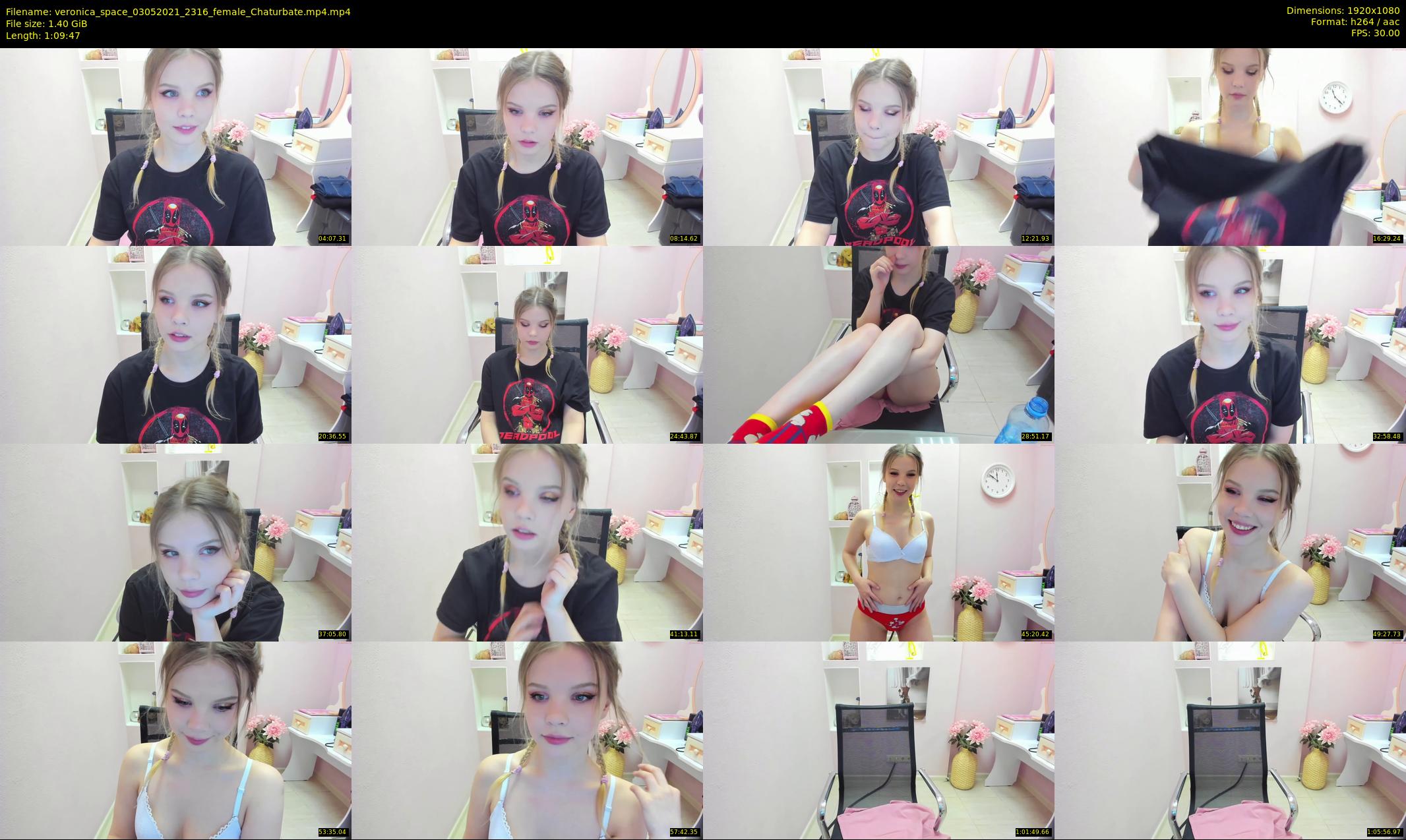 veronica_space — 70 minute Chaturbate female cam show recording, 1080p, May 3, 2021