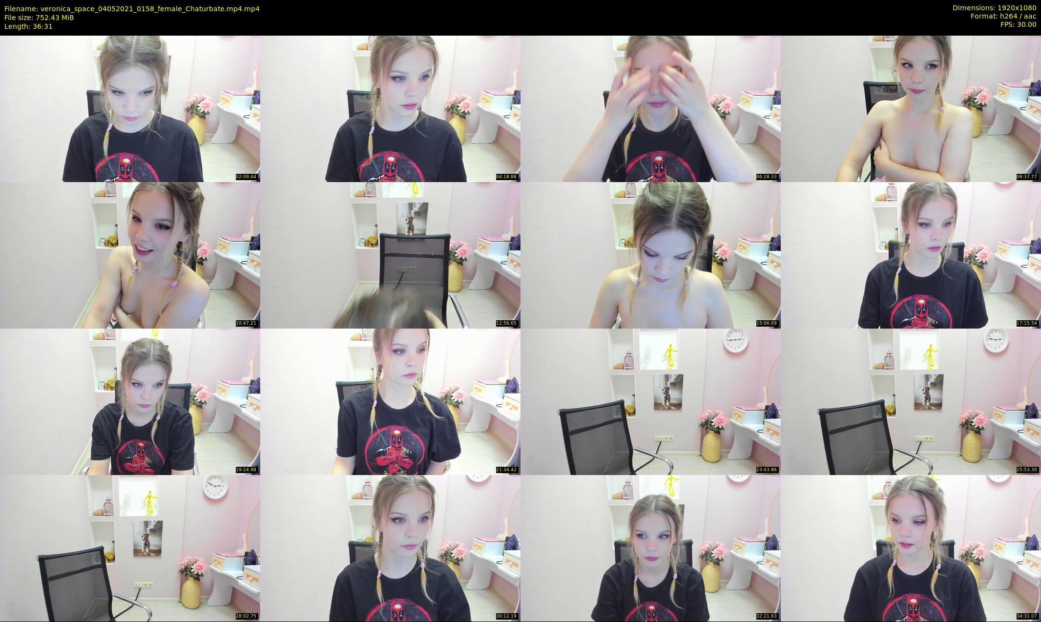 veronica_space — 37 minute Chaturbate female cam show recording, 1080p, May 4, 2021