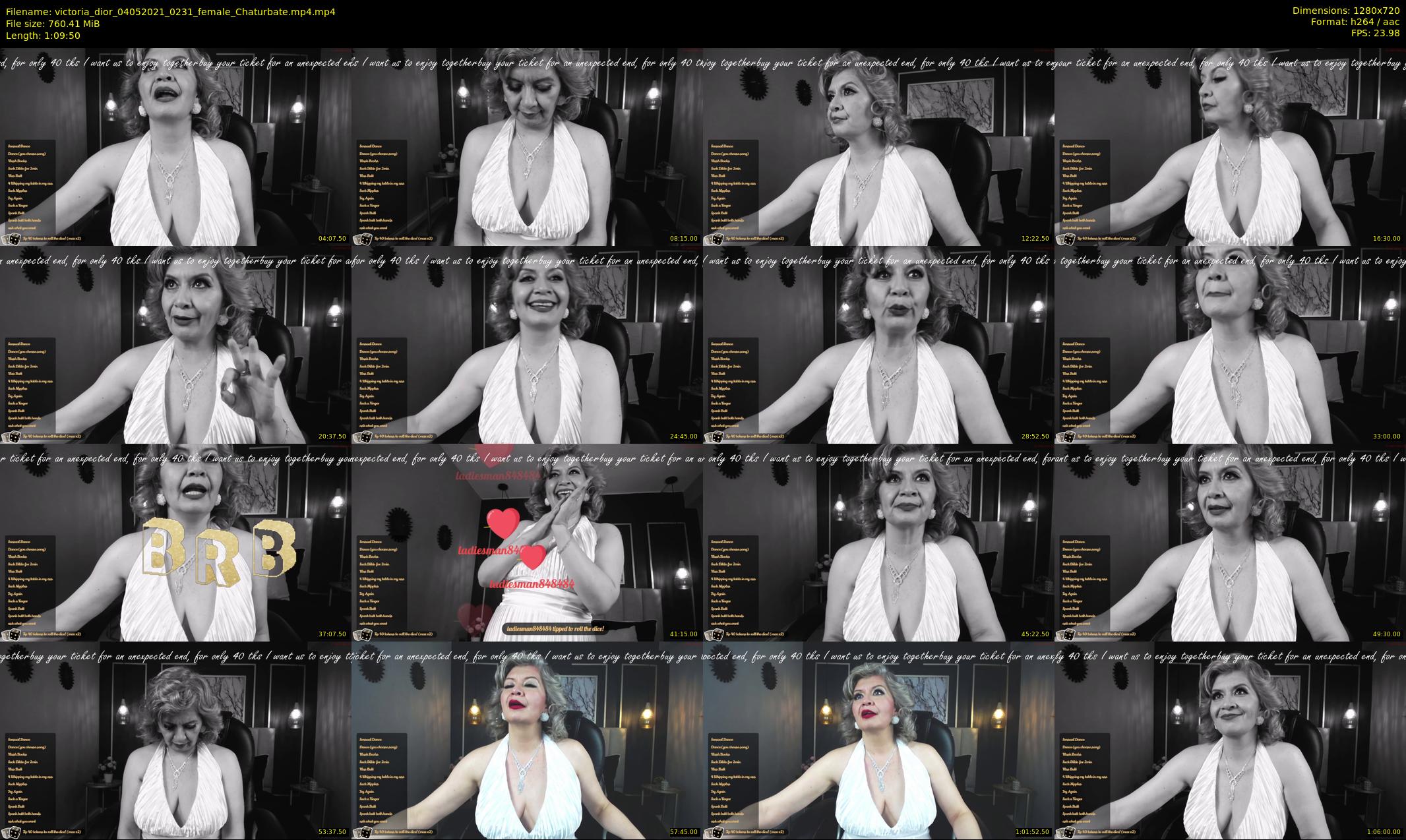 victoria_dior — 70 minute Chaturbate female cam show recording, 720p, May 4, 2021