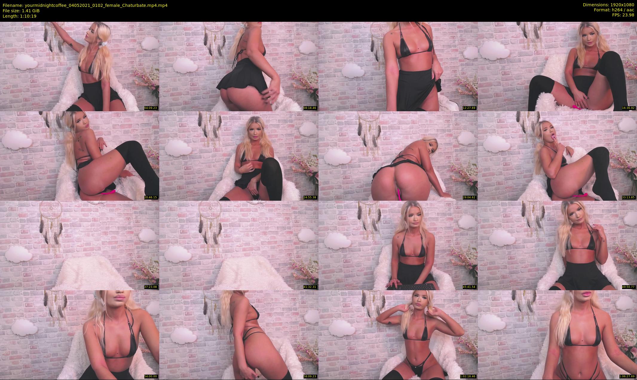 yourmidnightcoffee — 71 minute Chaturbate female cam show recording, 1080p, May 4, 2021