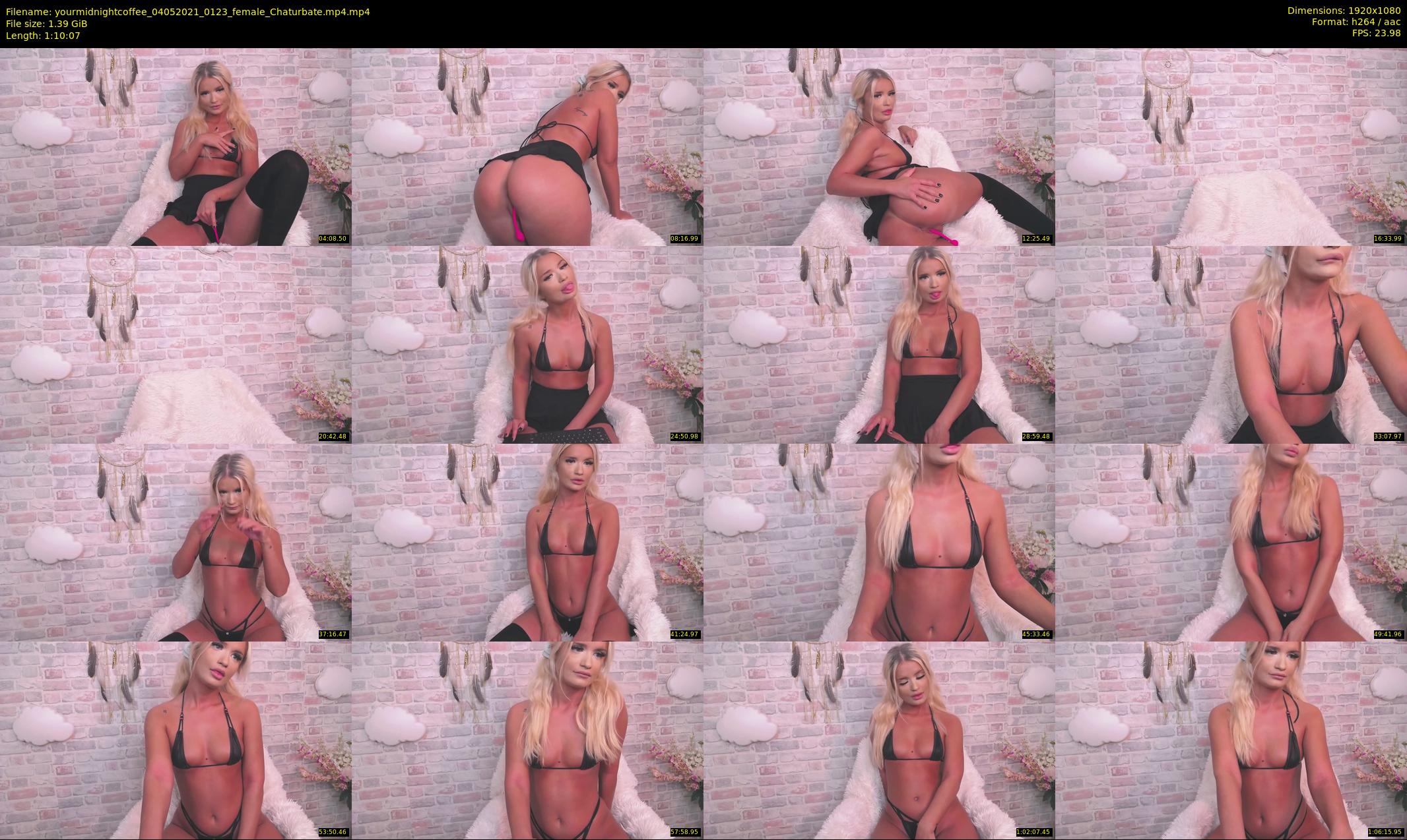 yourmidnightcoffee — 71 minute Chaturbate female cam show recording, 1080p, May 4, 2021