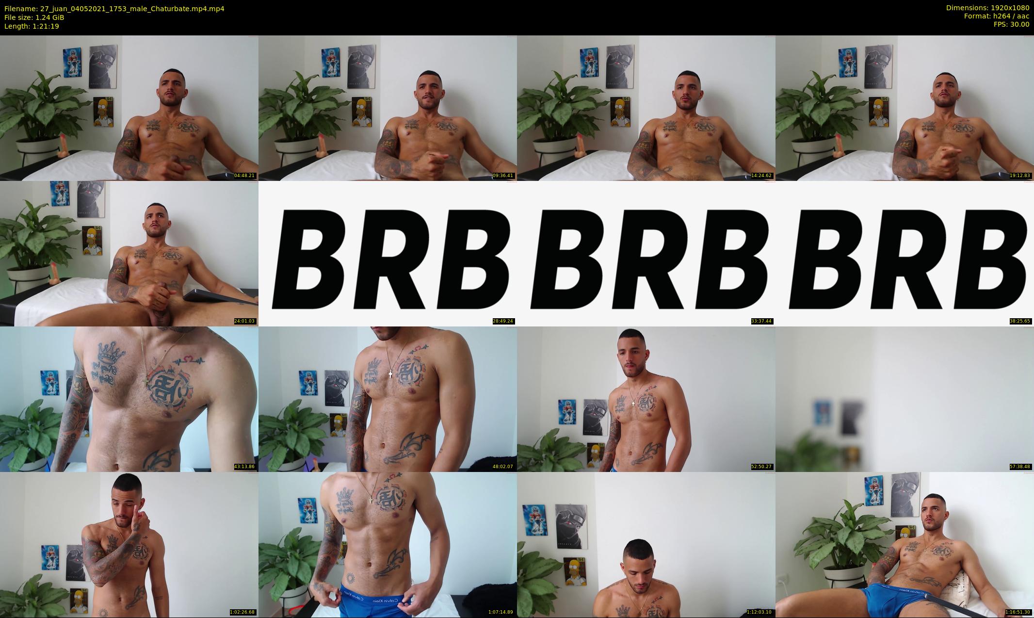 27_juan — 82 minute Chaturbate male cam show recording, 1080p, May 4, 2021
