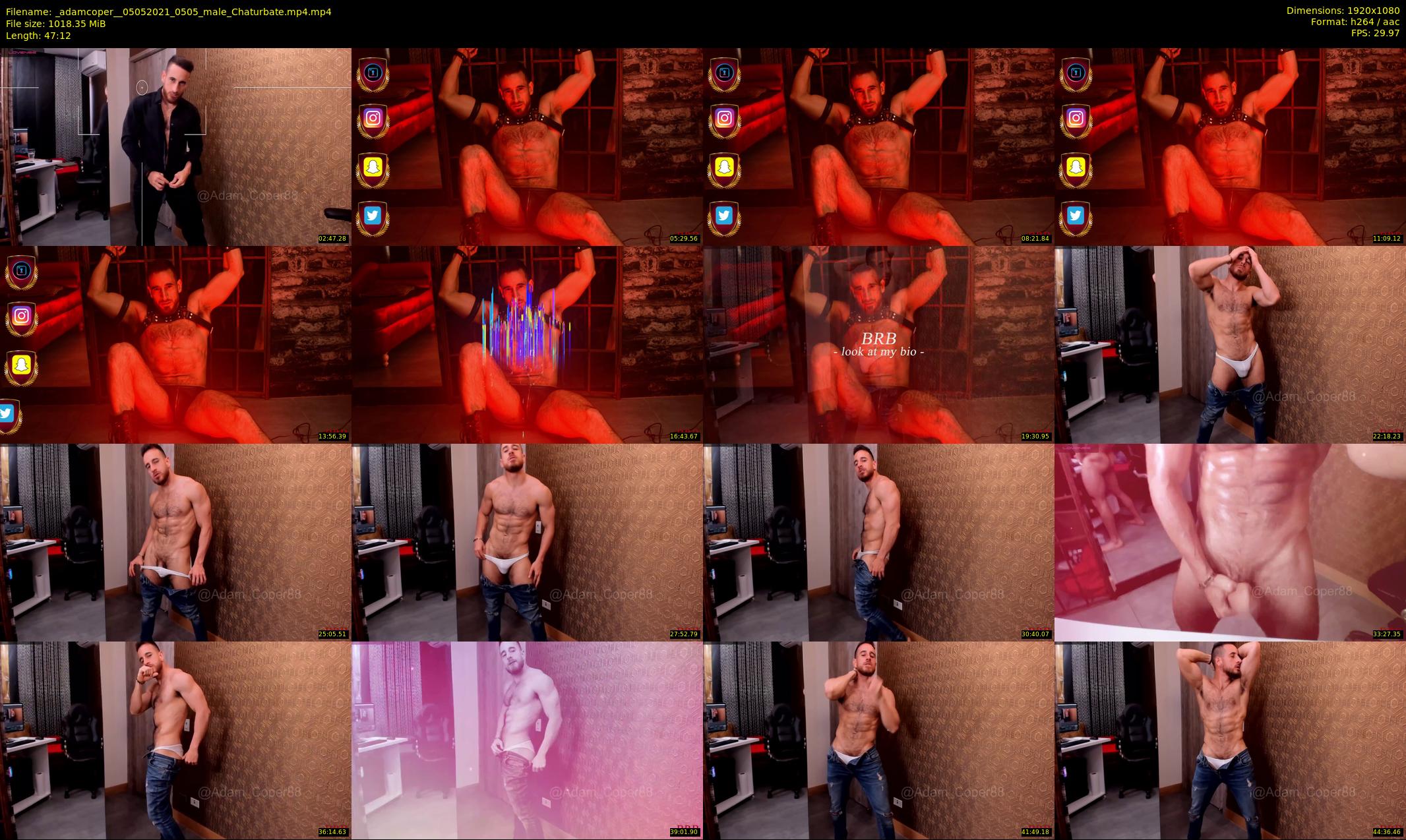 _adamcoper_ — 48 minute Chaturbate male cam show recording, 1080p, May 5, 2021
