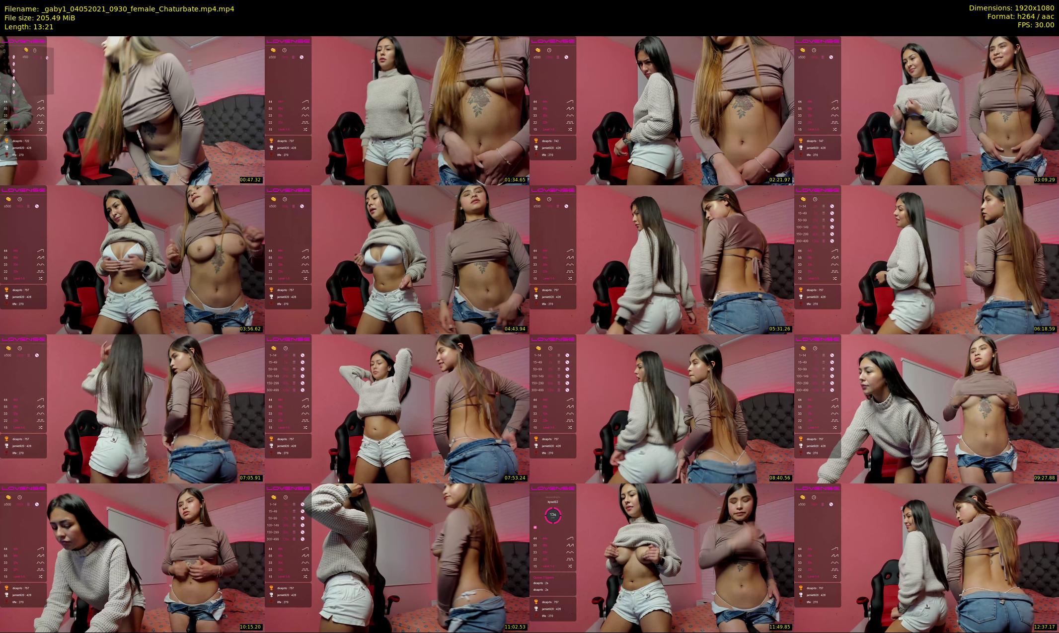 _gaby1 — 14 minute Chaturbate female cam show recording, 1080p, May 4, 2021