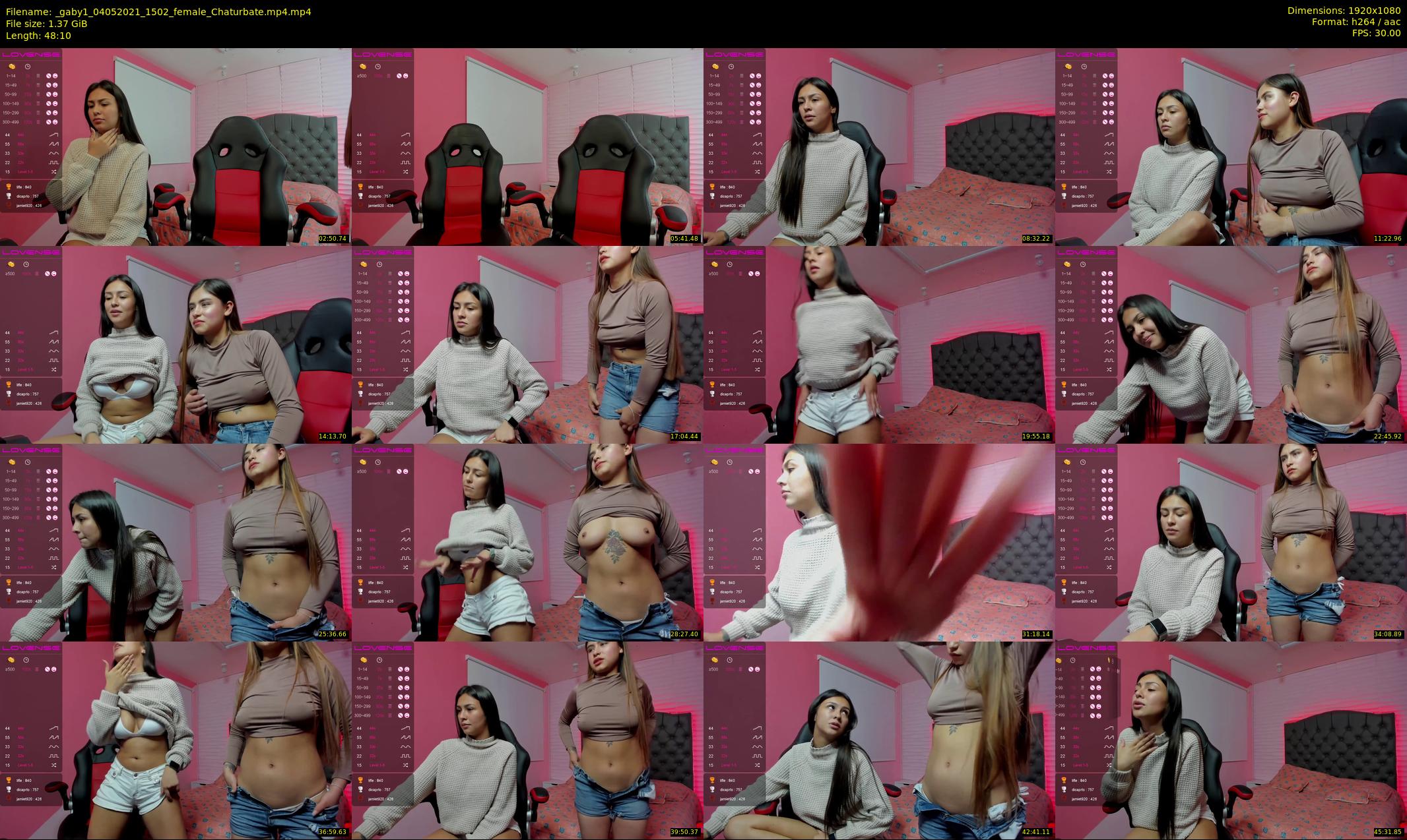 _gaby1 — 49 minute Chaturbate female cam show recording, 1080p, May 4, 2021