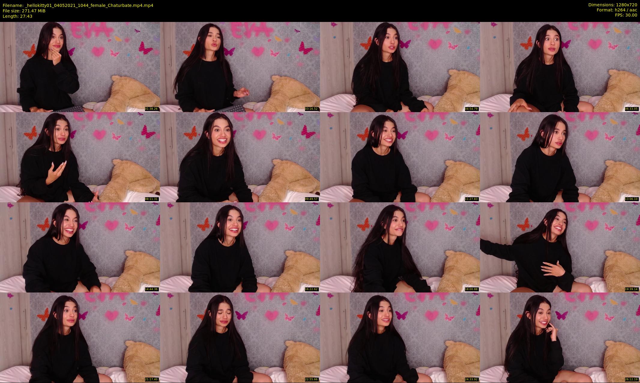 _hellokitty01 — 28 minute Chaturbate female cam show recording, 720p, May 4, 2021