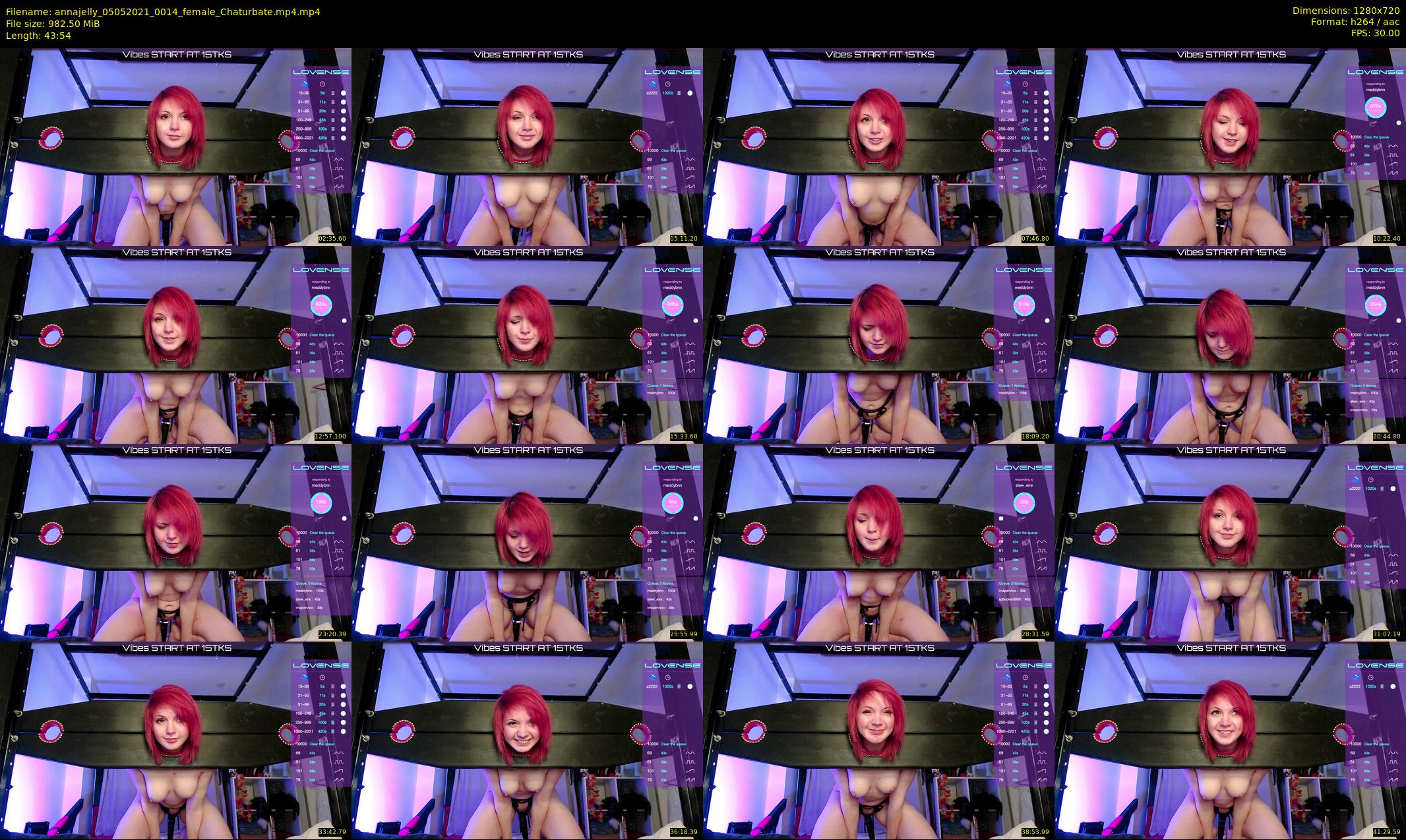 annajelly — 44 minute Chaturbate couple cam show recording, 720p, May 5, 2021