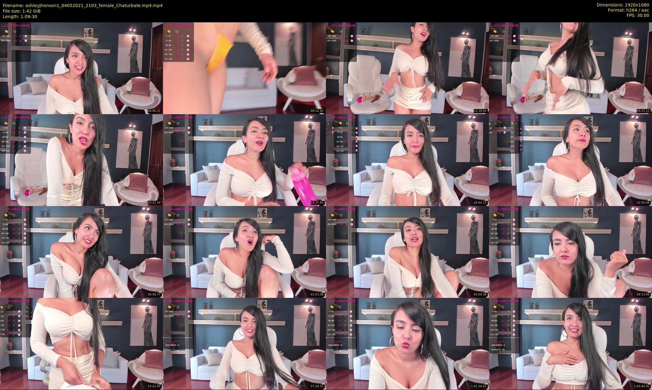 ashleyjhonson1 — 70 minute Chaturbate female cam show recording, 1080p, May 4, 2021