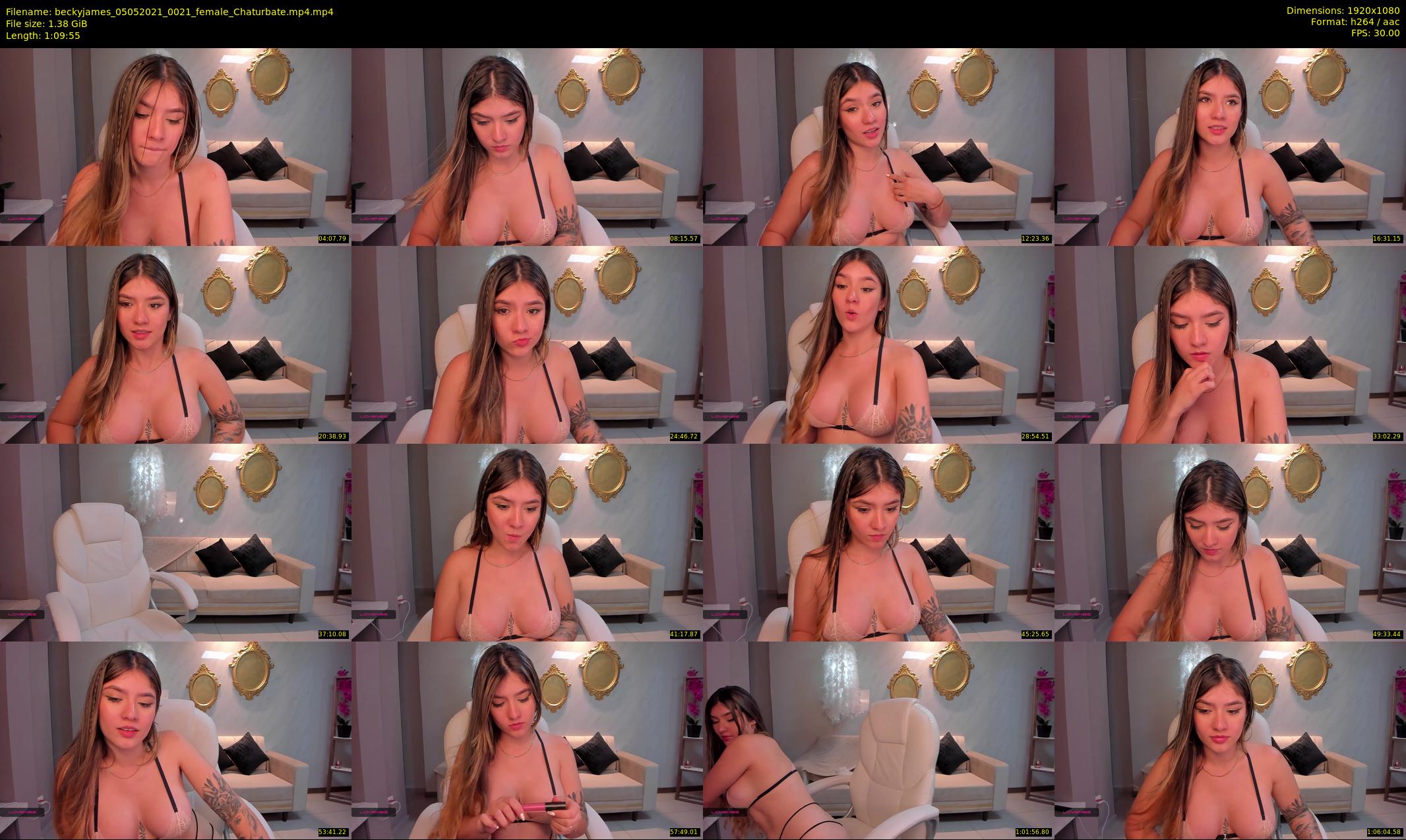 beckyjames — 70 minute Chaturbate female cam show recording, 1080p, May 5, 2021