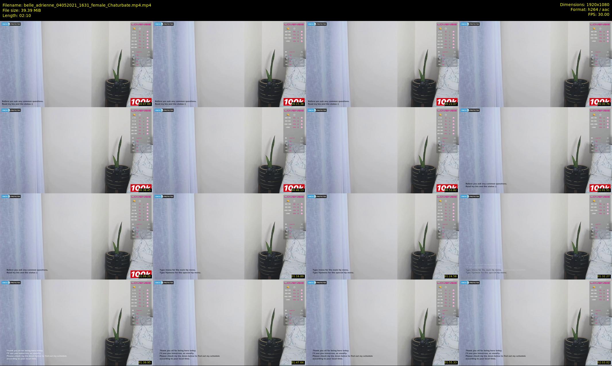 belle_adrienne — 3 minute Chaturbate couple cam show recording, 1080p, May 4, 2021