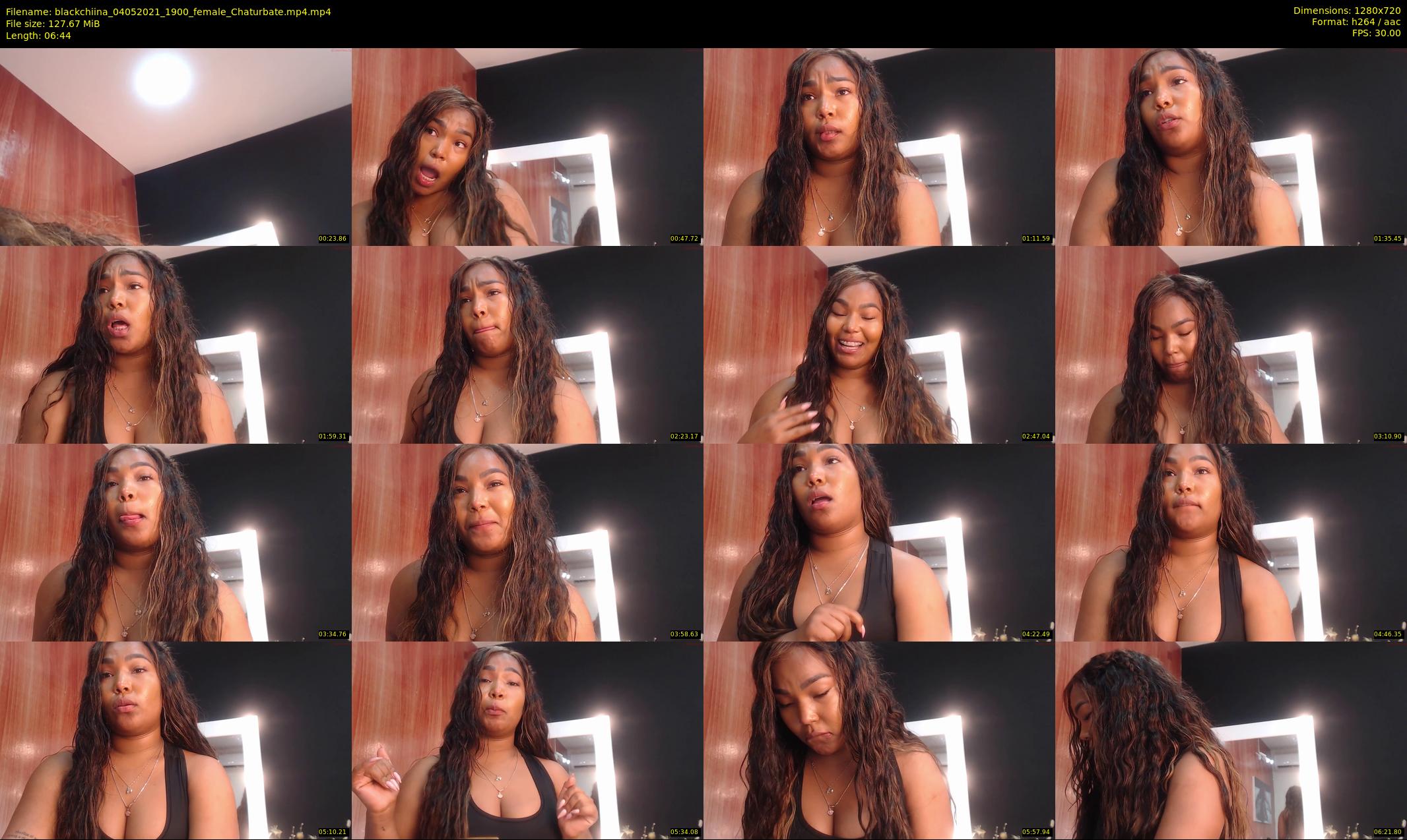 blackchiina — 7 minute Chaturbate female cam show recording, 720p, May 4, 2021