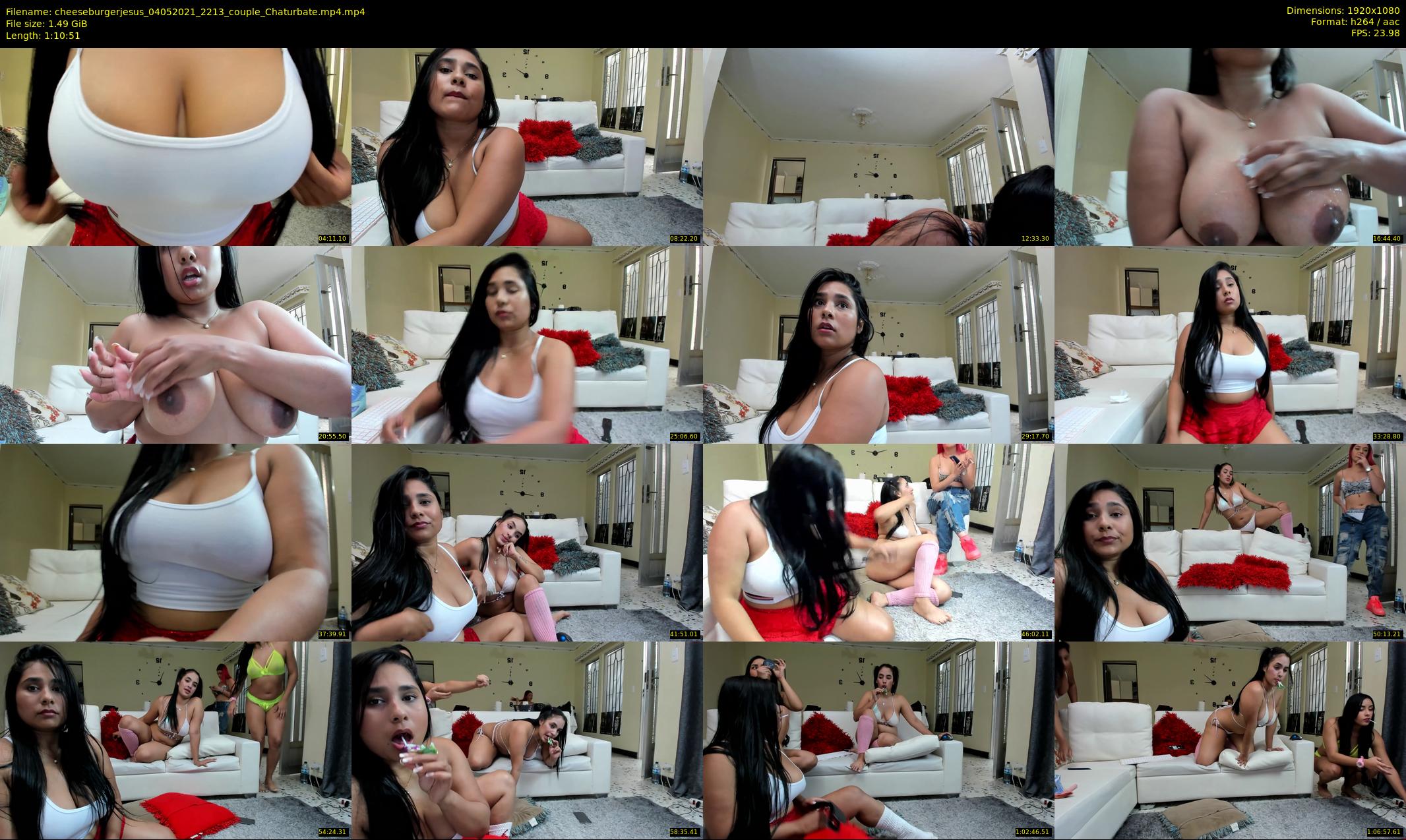 cheeseburgerjesus — 71 minute Chaturbate couple cam show recording, 1080p, May 4, 2021
