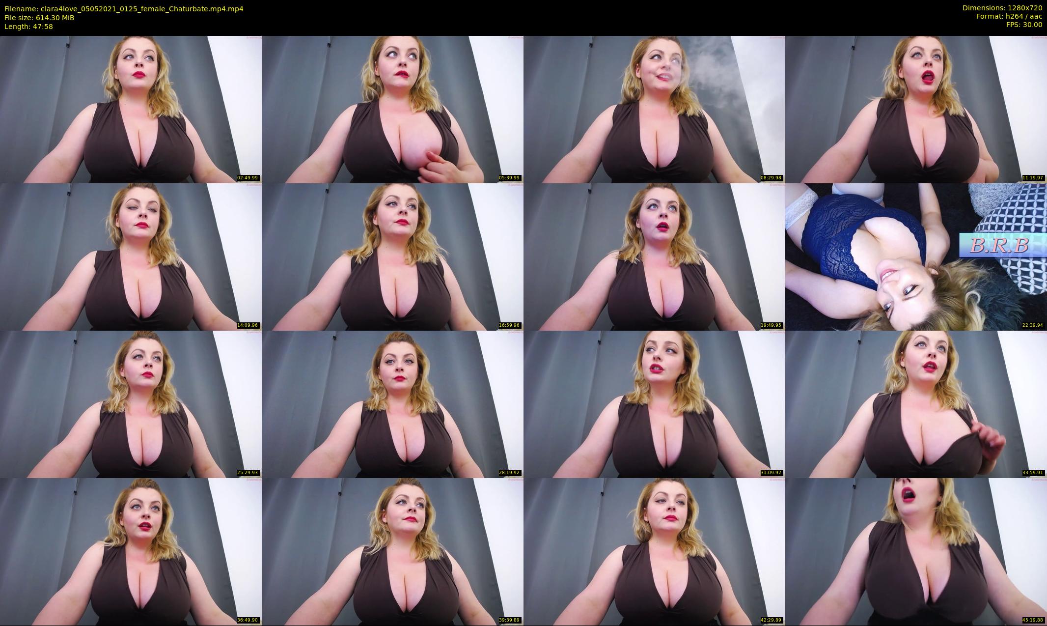 clara4love — 48 minute Chaturbate female cam show recording, 720p, May 5, 2021