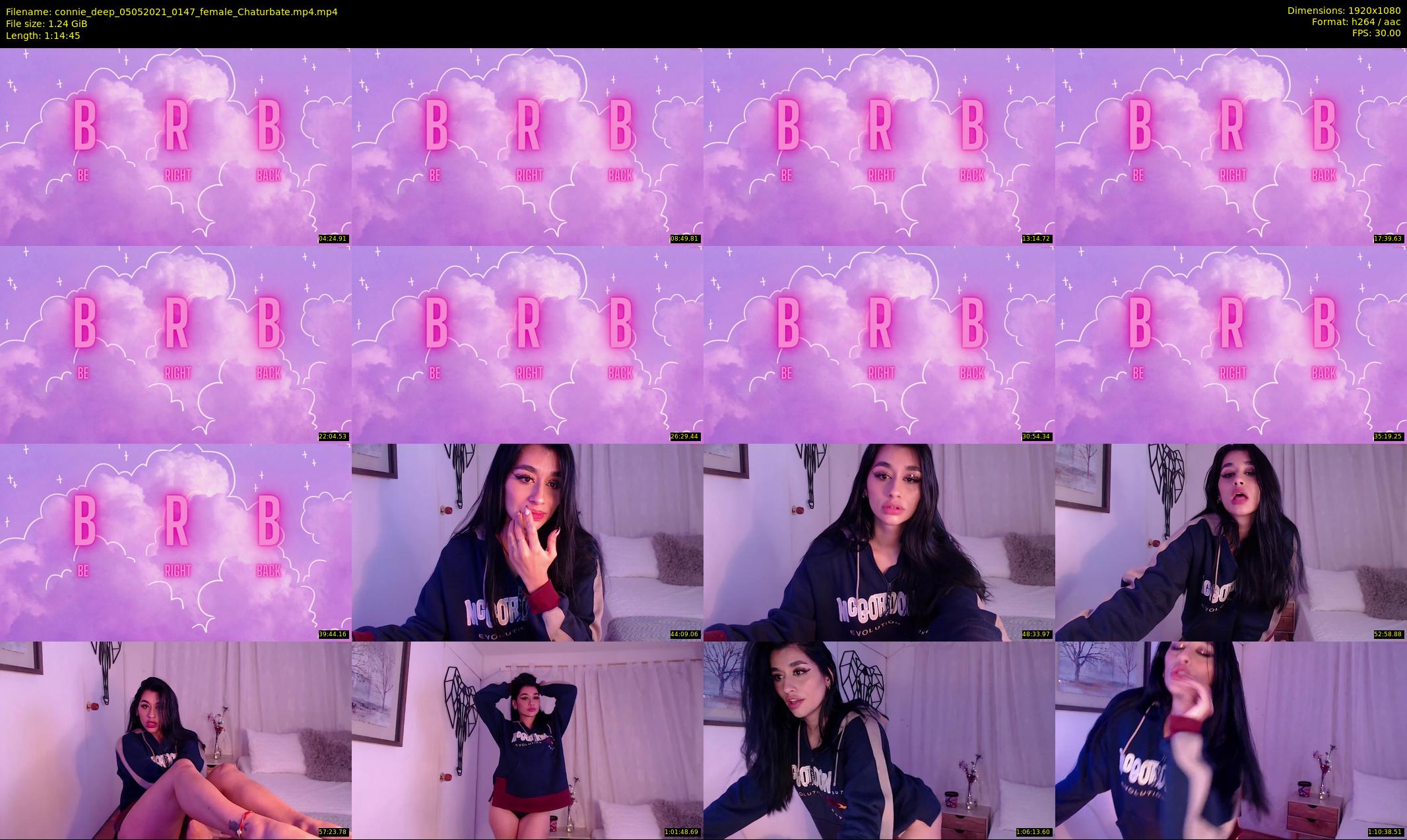 connie_deep — 75 minute Chaturbate female cam show recording, 1080p, May 5, 2021