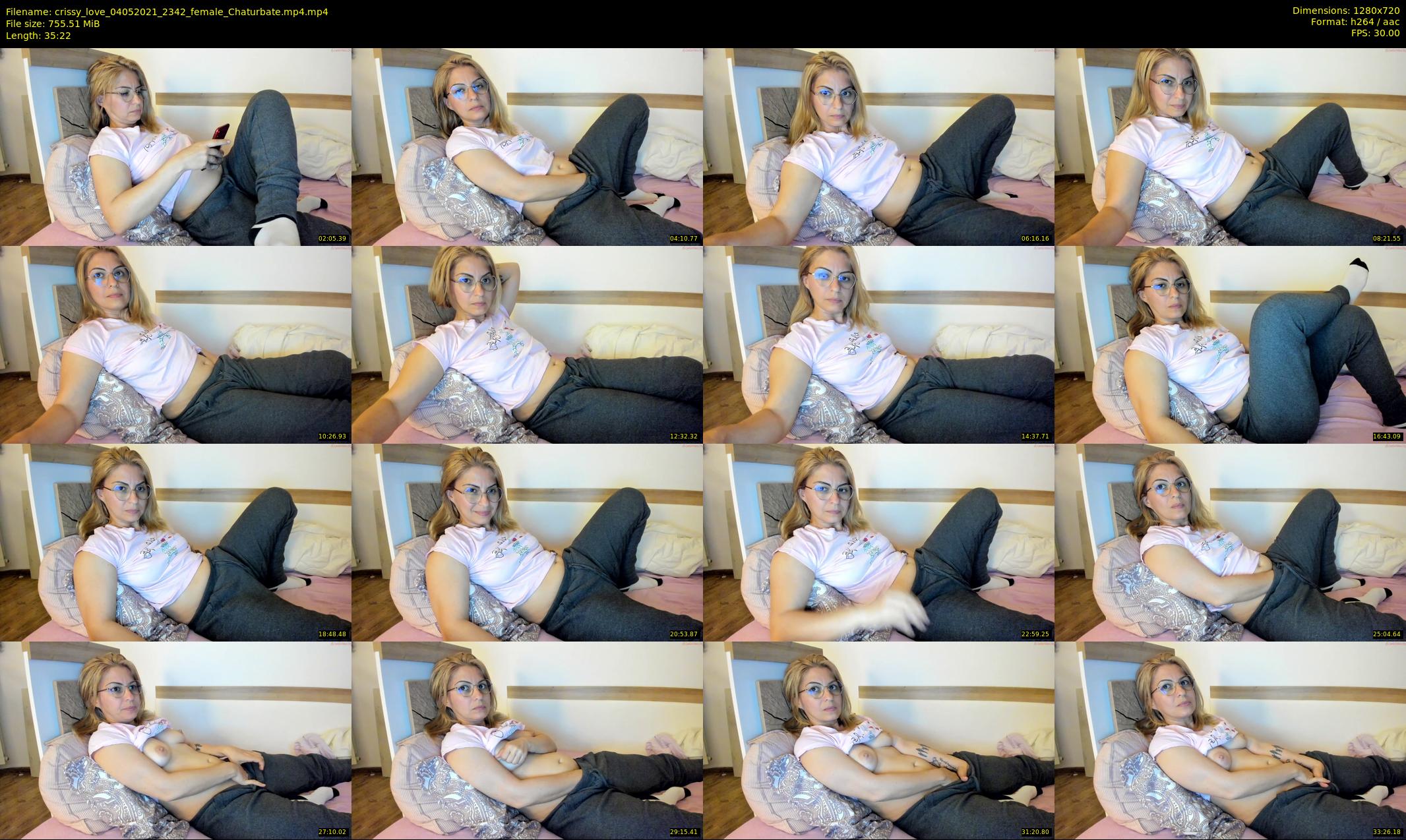crissy_love — 36 minute Chaturbate female cam show recording, 720p, May 4, 2021