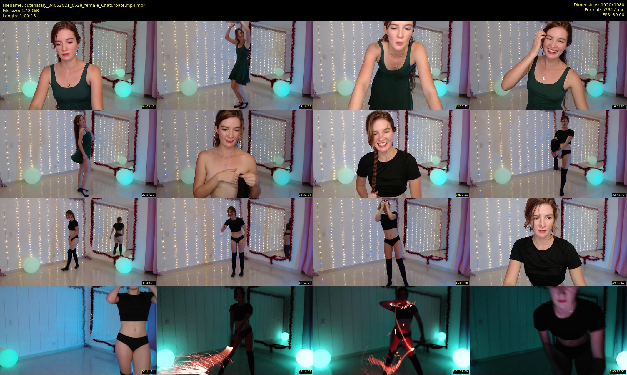 cutenataly — 70 minute Chaturbate female cam show recording, 1080p, May 4, 2021