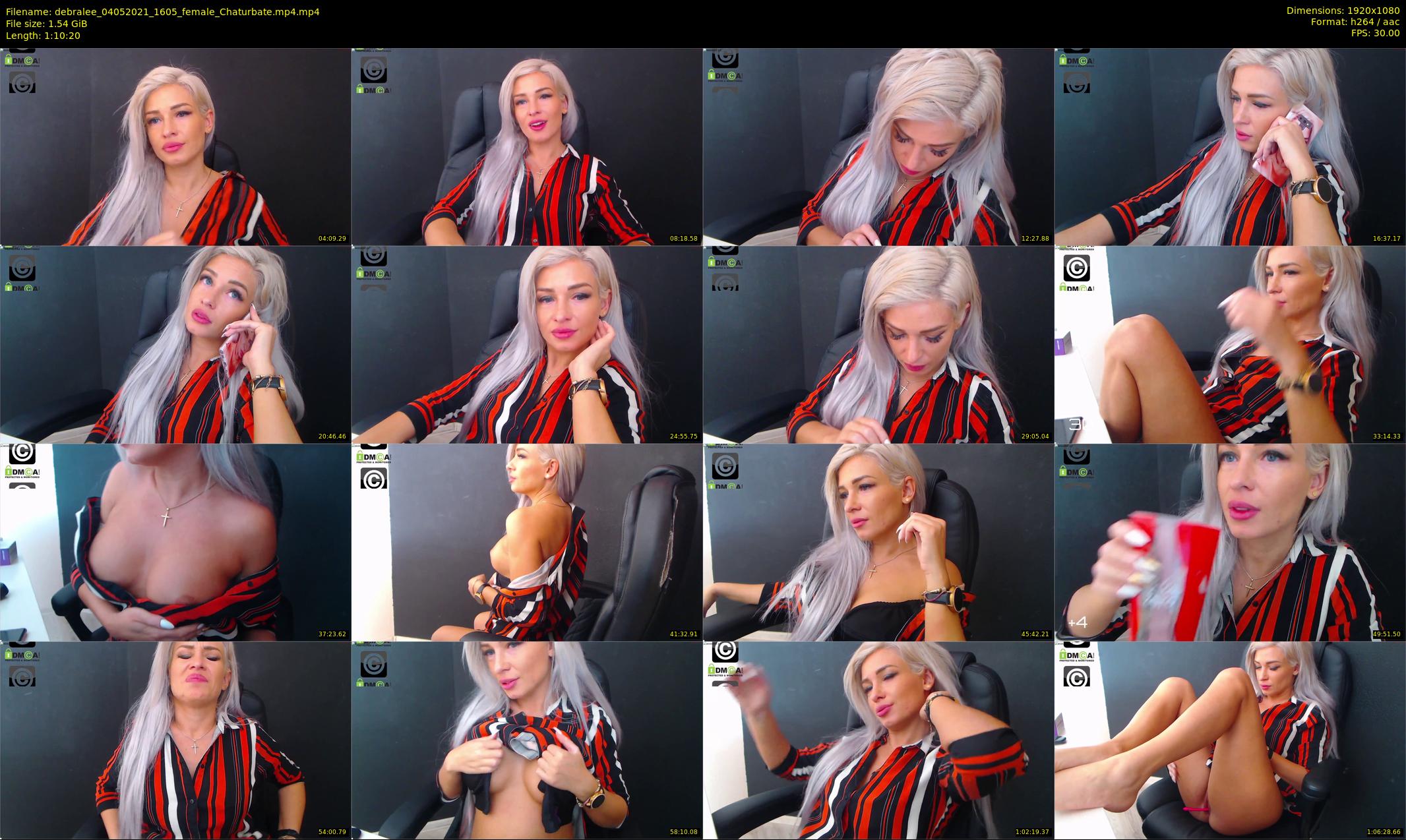 debralee — 71 minute Chaturbate female cam show recording, 1080p, May 4, 2021