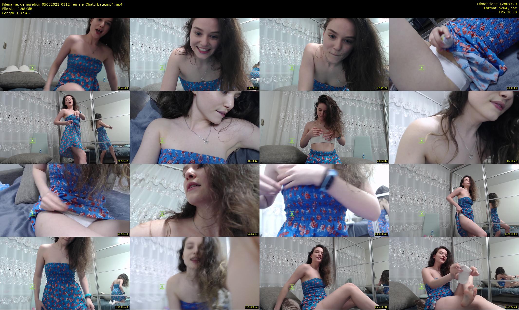 demurelixir — 98 minute Chaturbate female cam show recording, 720p, May 5, 2021