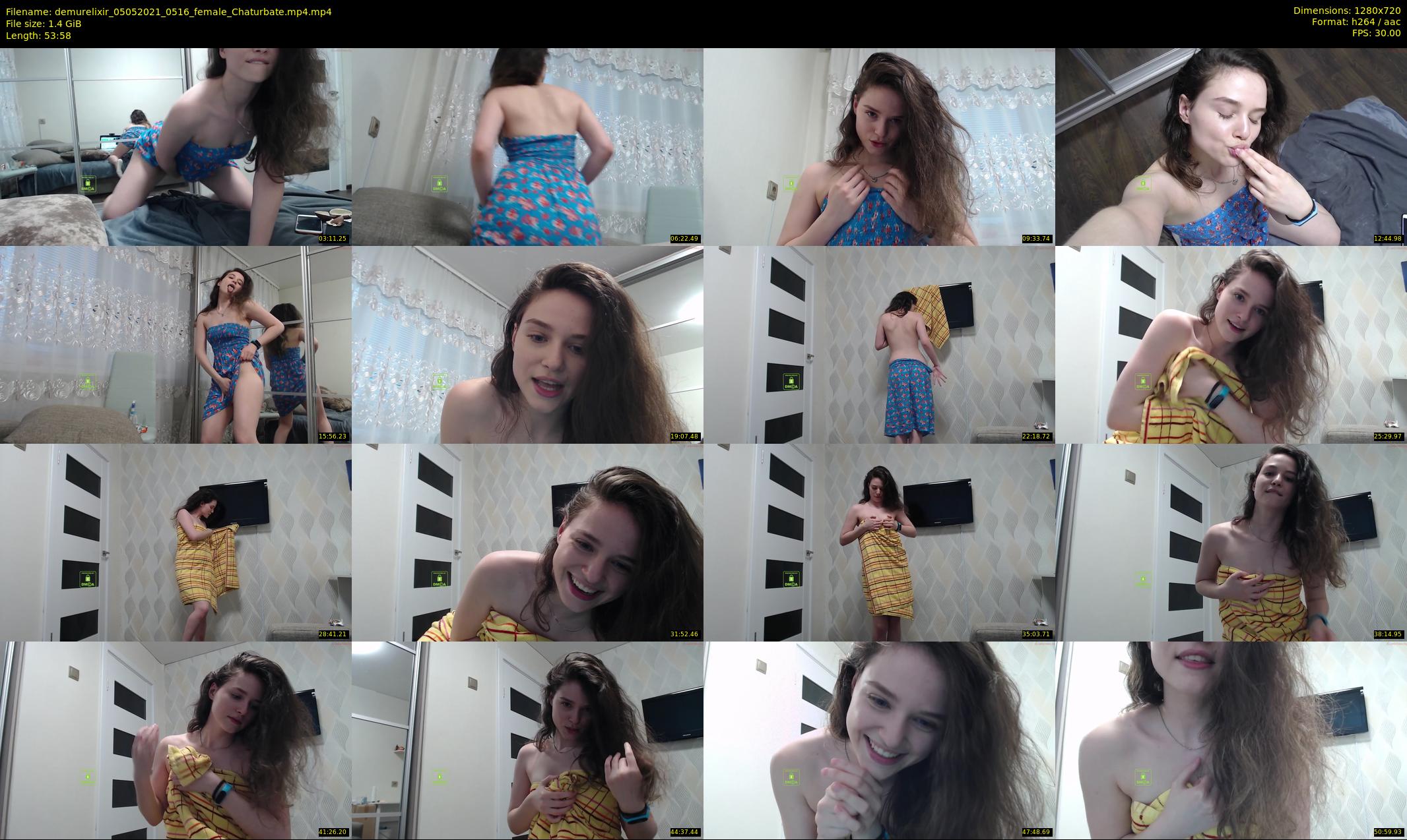 demurelixir — 54 minute Chaturbate female cam show recording, 720p, May 5, 2021