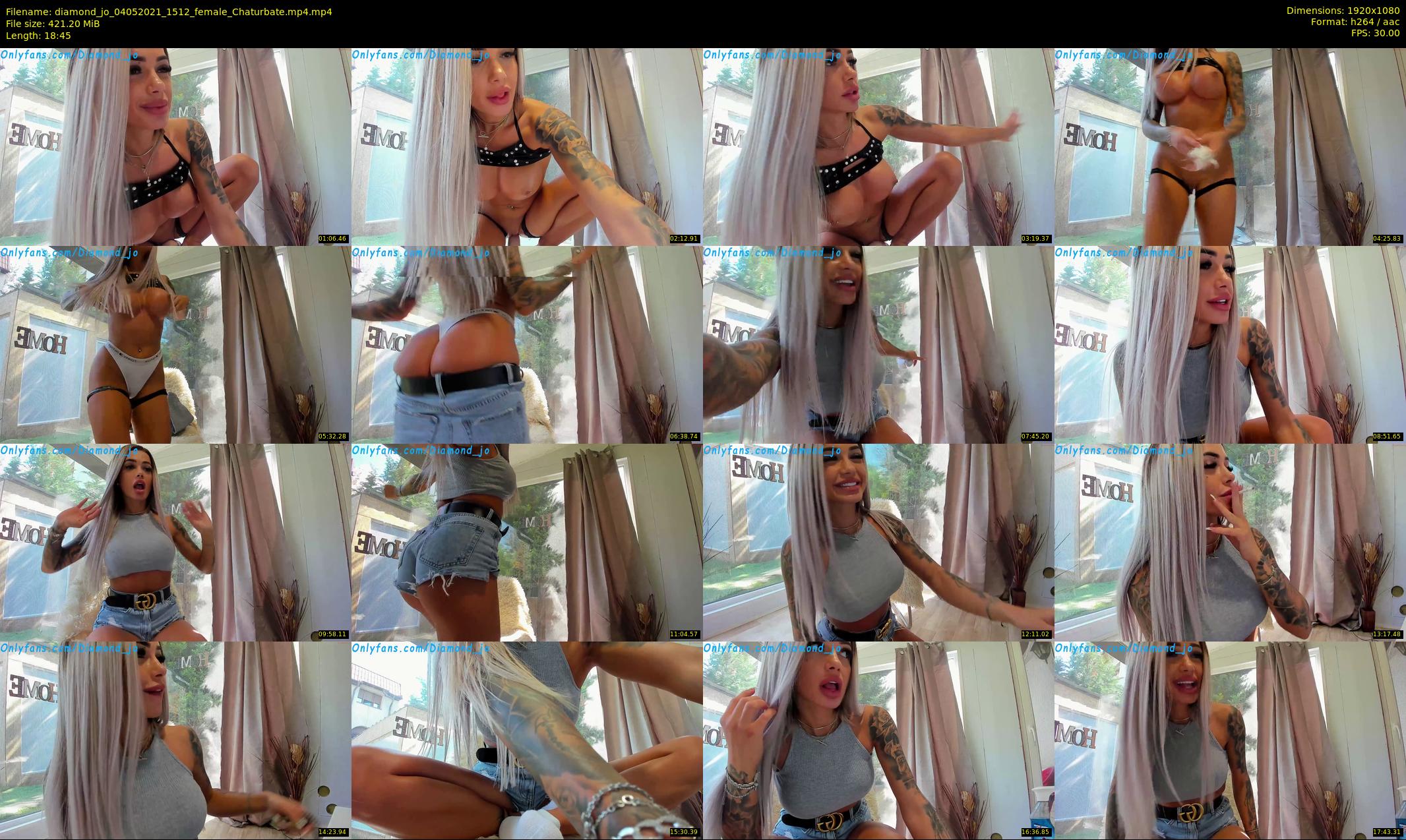 diamond_jo — 19 minute Chaturbate female cam show recording, 1080p, May 4, 2021