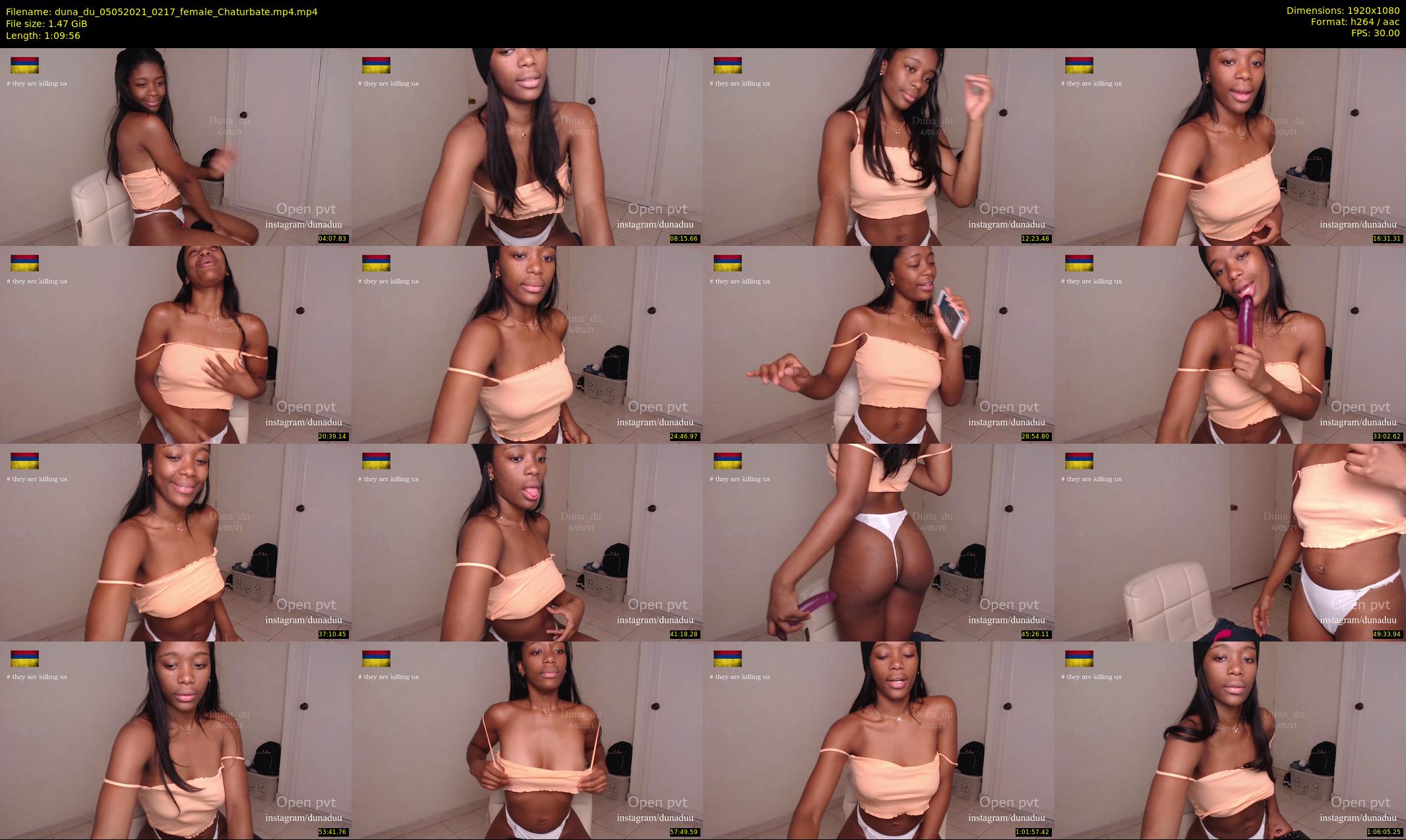 duna_du — 70 minute Chaturbate female cam show recording, 1080p, May 5, 2021
