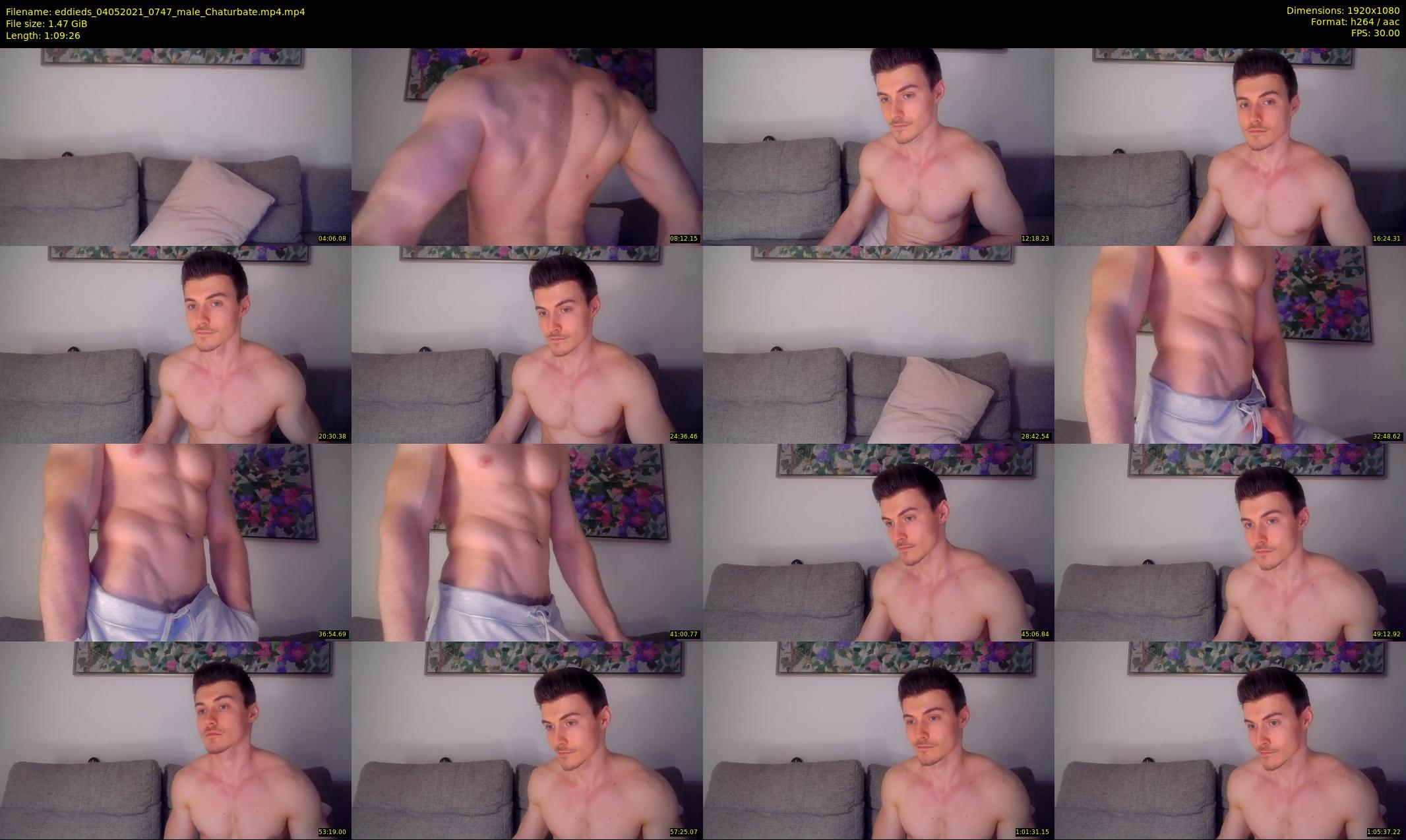 eddieds — 70 minute Chaturbate male cam show recording, 1080p, May 4, 2021