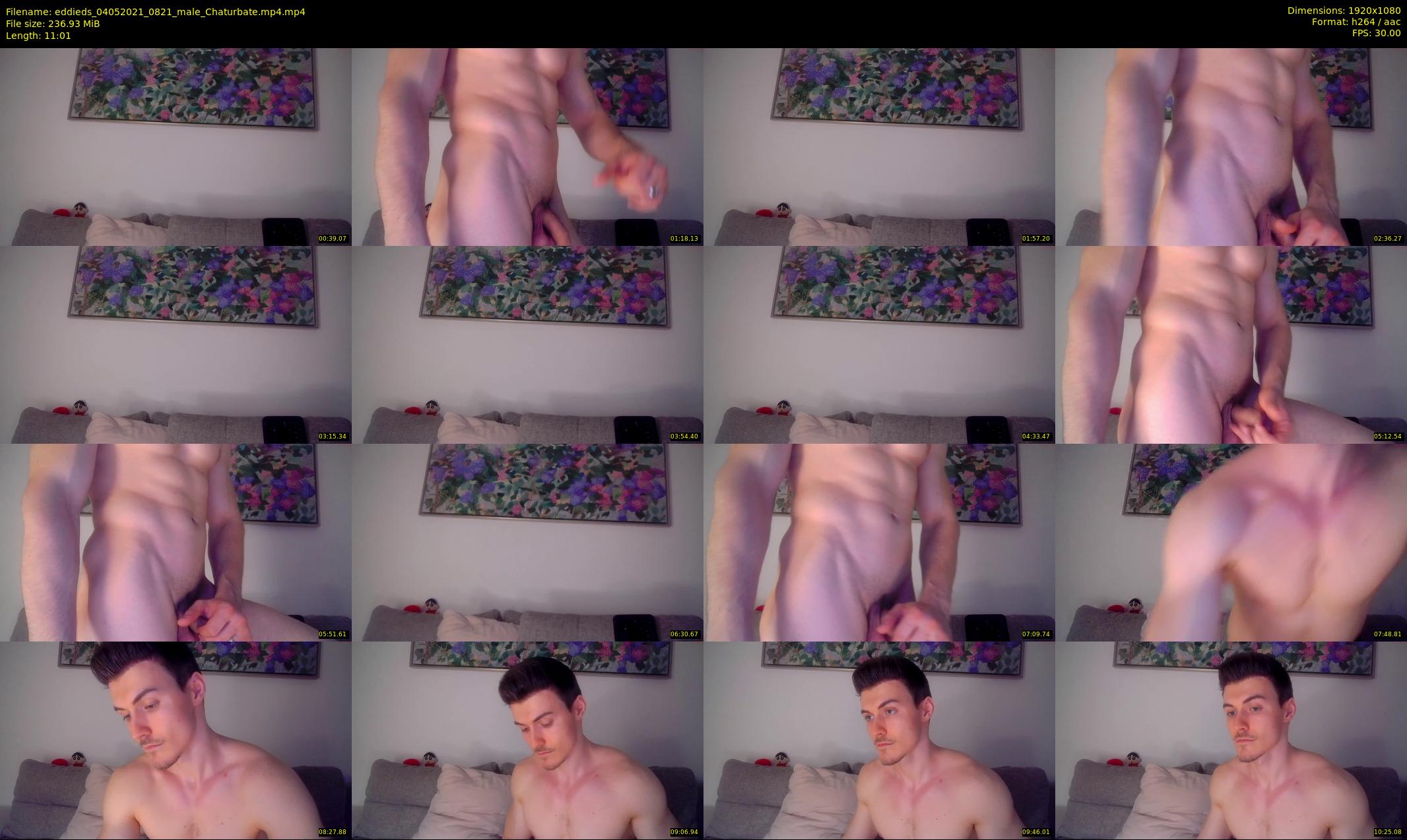 eddieds — 12 minute Chaturbate male cam show recording, 1080p, May 4, 2021